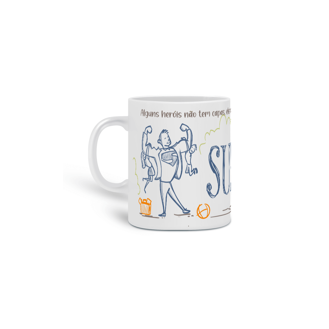 Caneca dia dos pais super dad