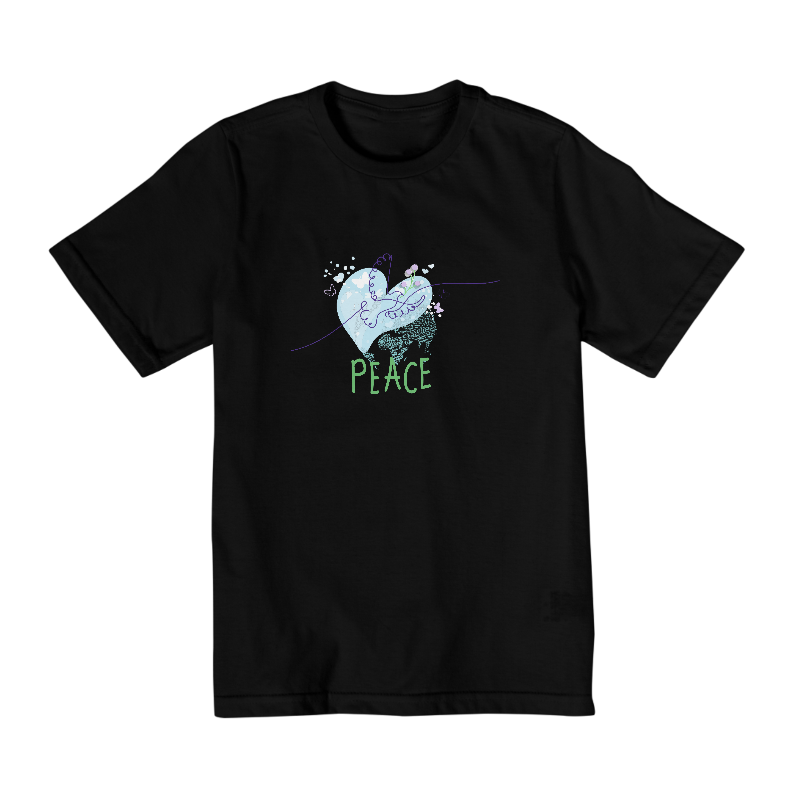Camiseta infantil peace