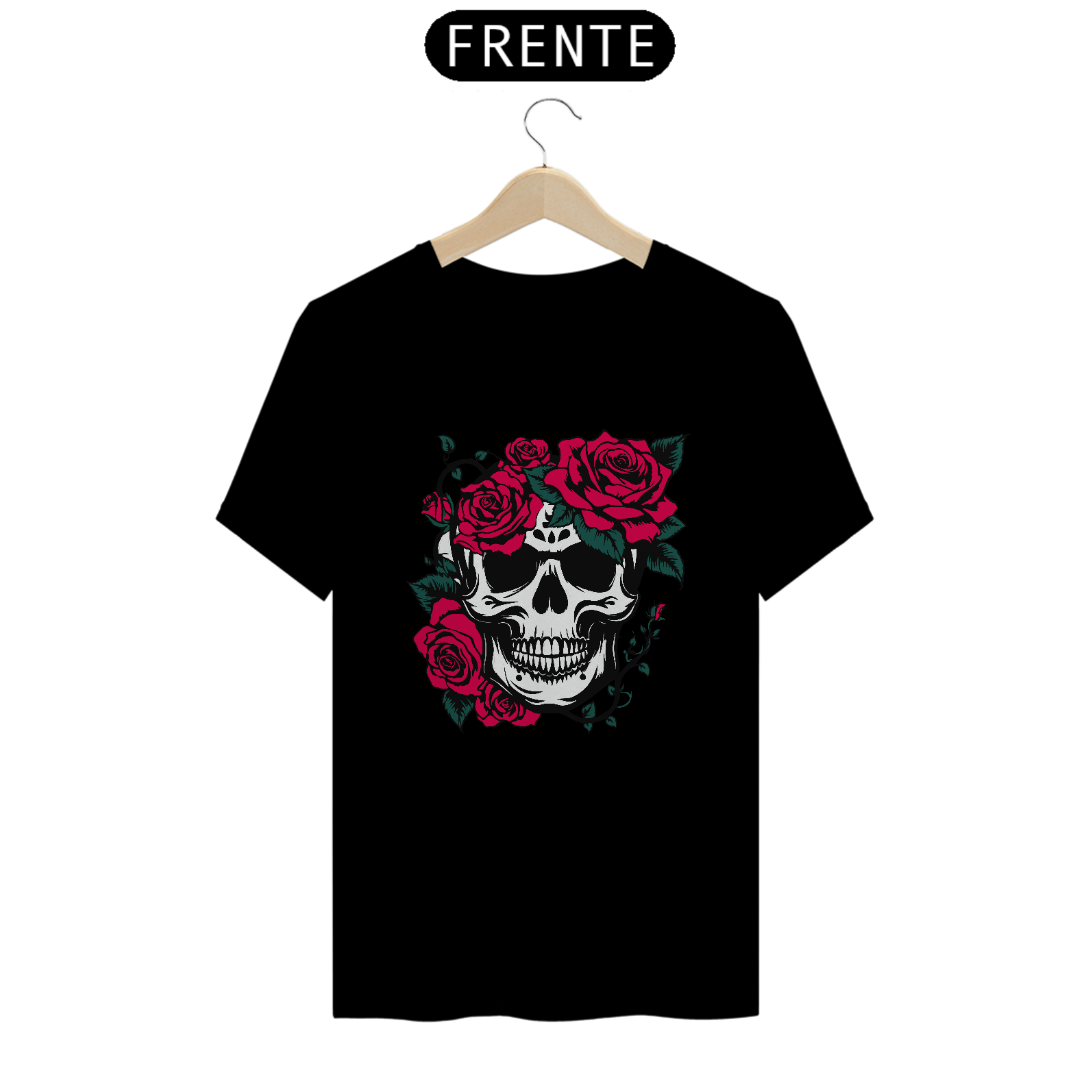 Camiseta caveira mexicana