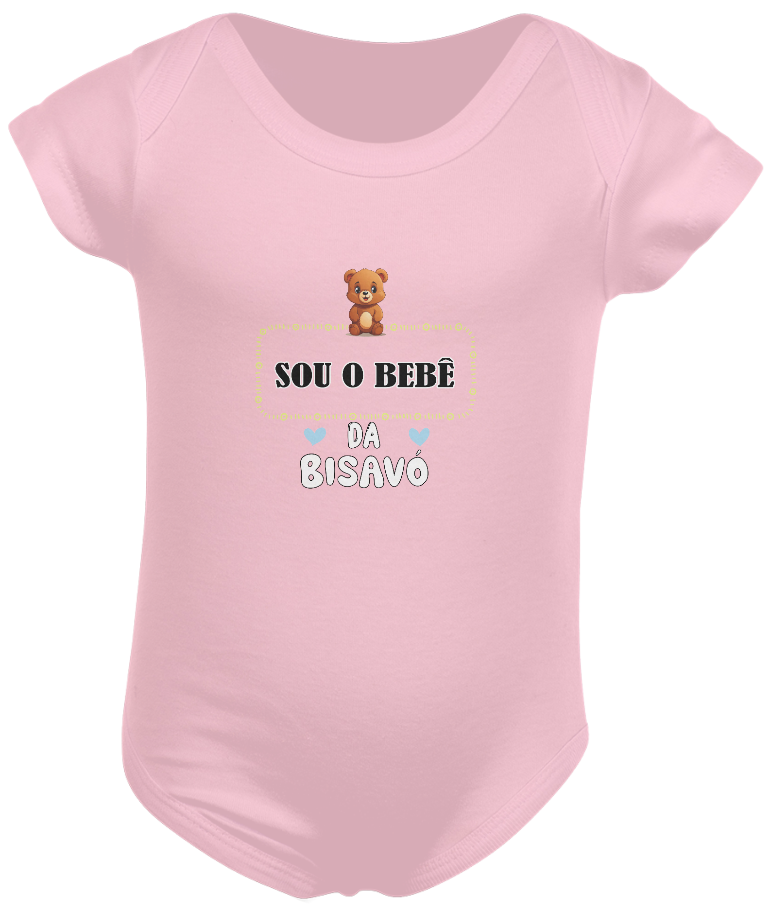 Body infantil bebê da bisavó