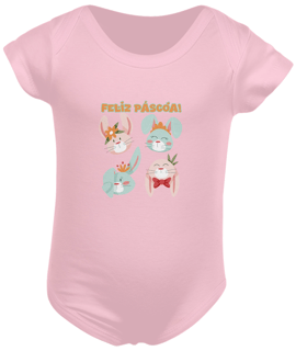 Body infantil feliz páscoa