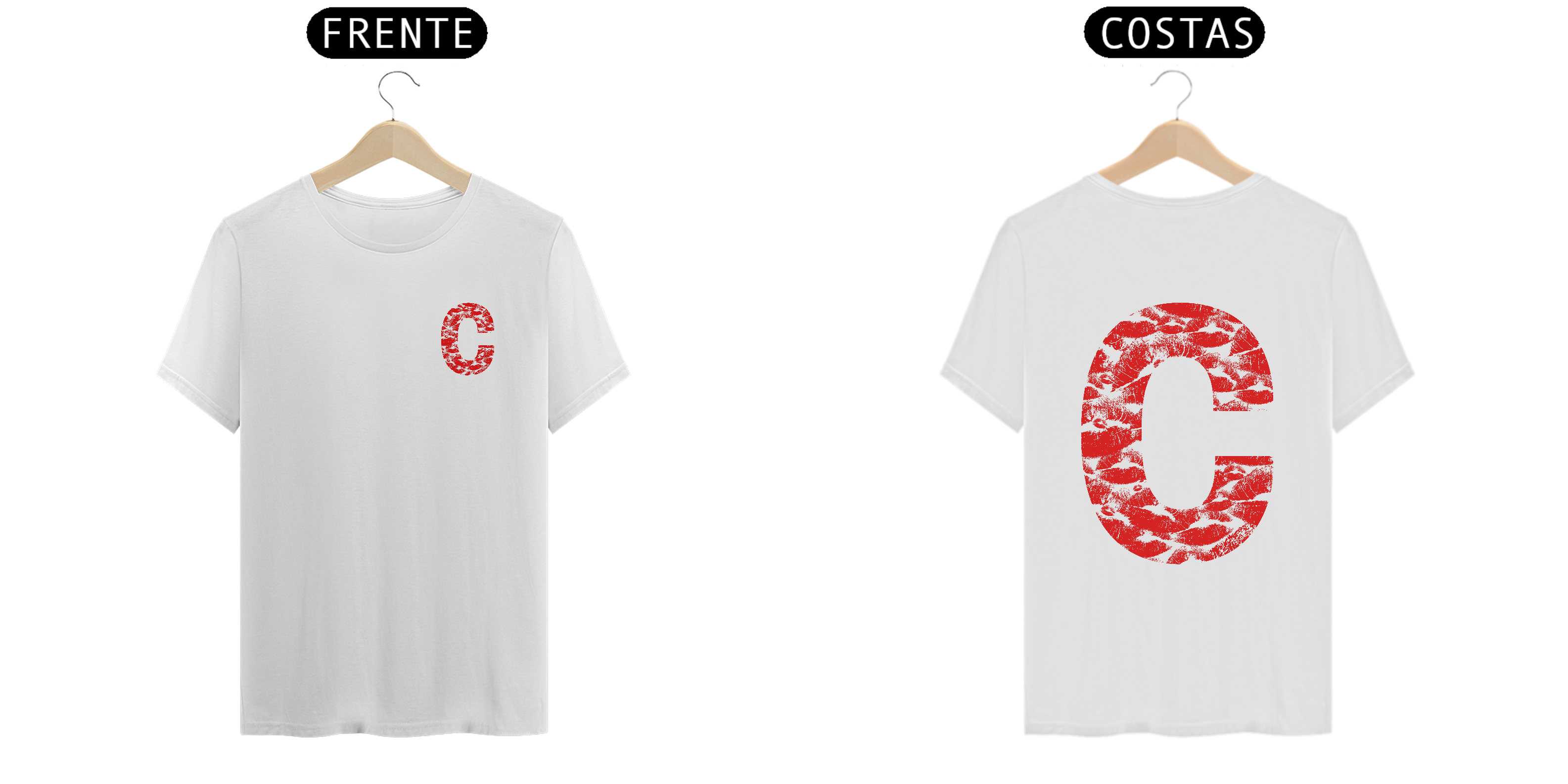 Nome do produto: Camiseta Beijo C