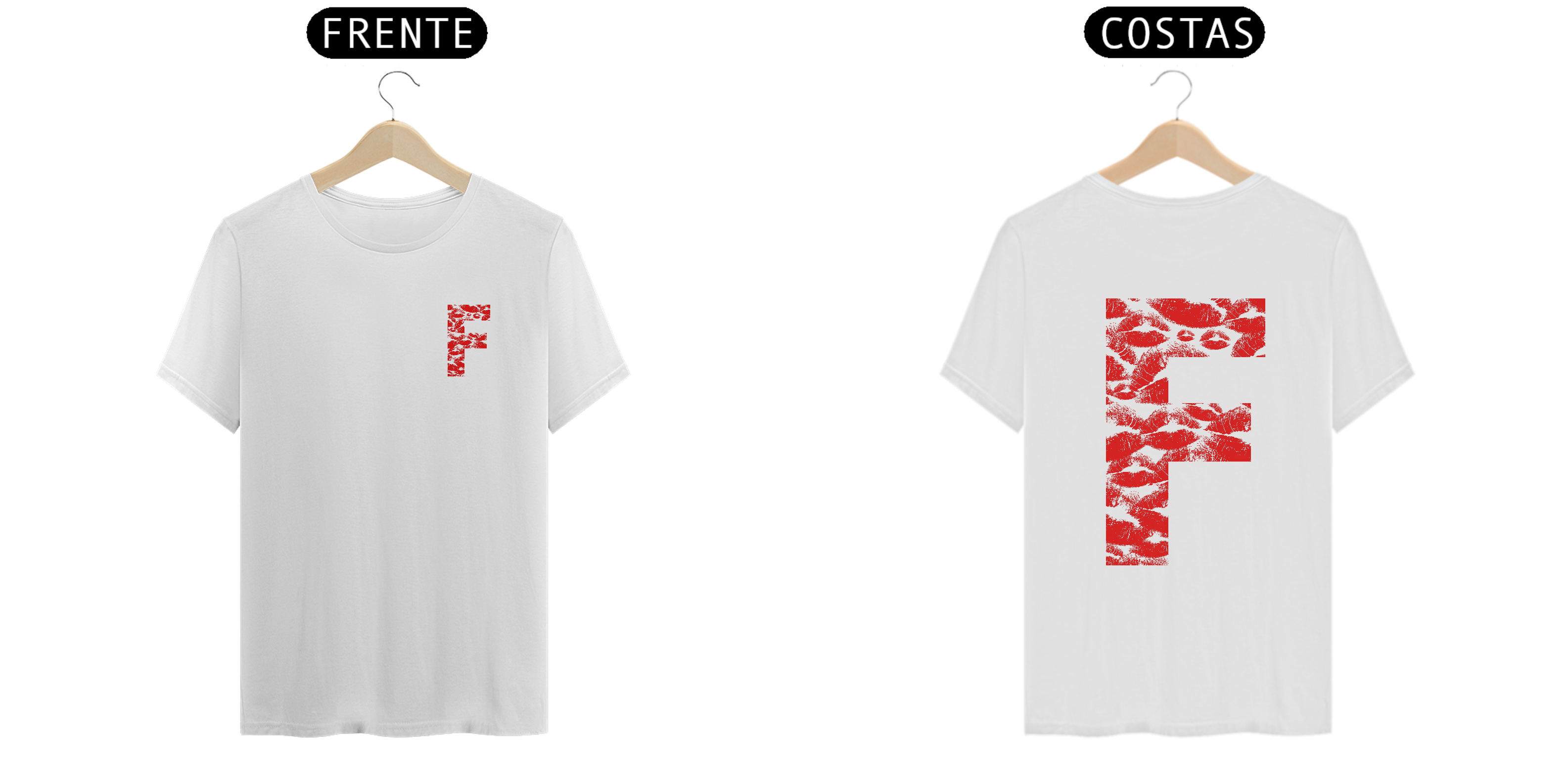 Nome do produto: Camiseta Beijo F