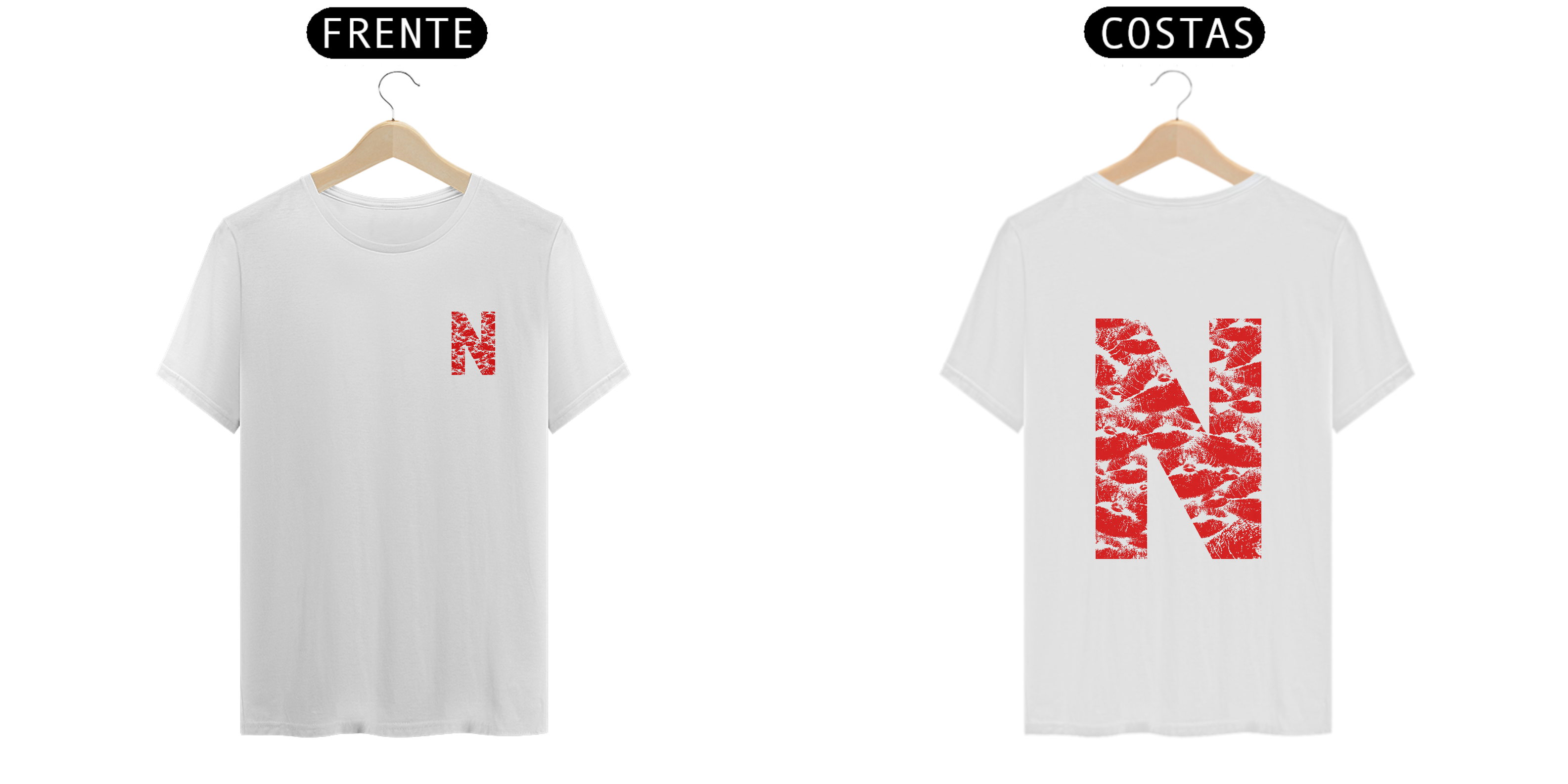 Nome do produto: Camiseta Beijo N