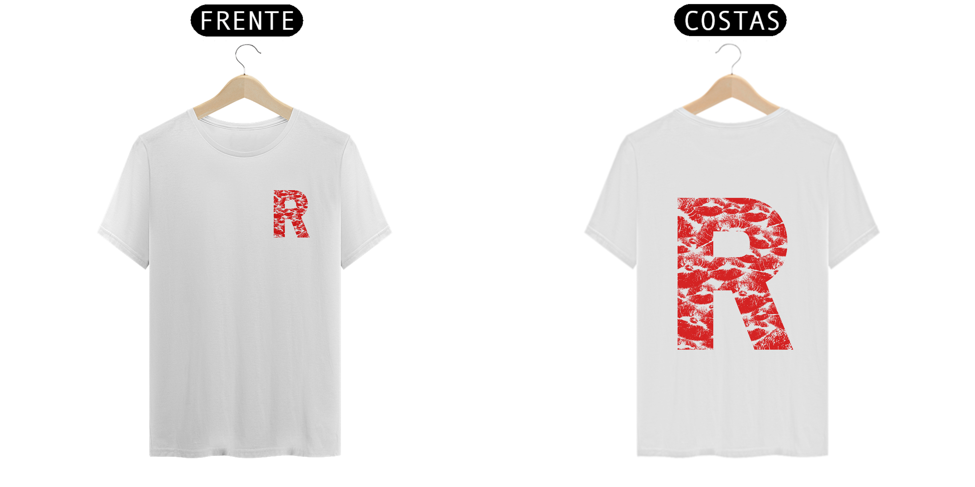 Nome do produto: Camiseta Beijo R