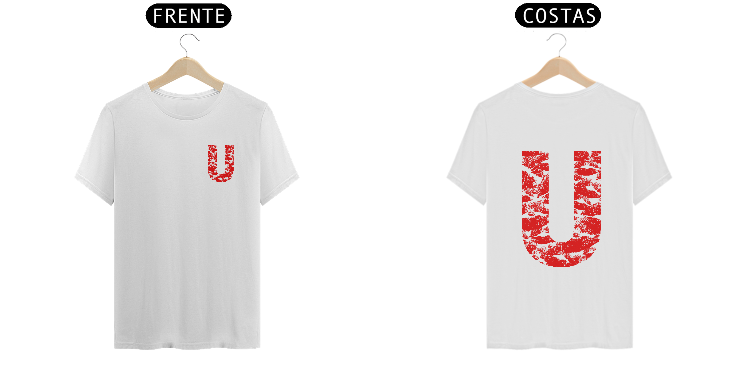 Nome do produto: Camiseta Beijo U