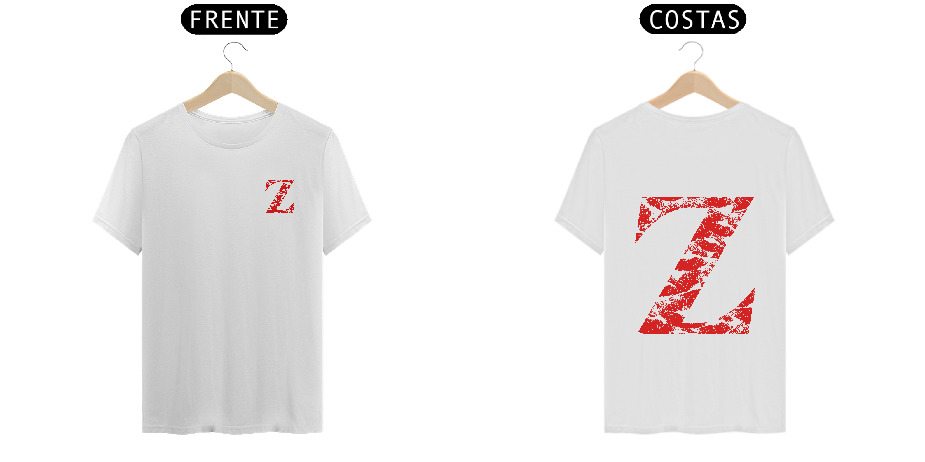 Nome do produto: Camiseta Beijo Z