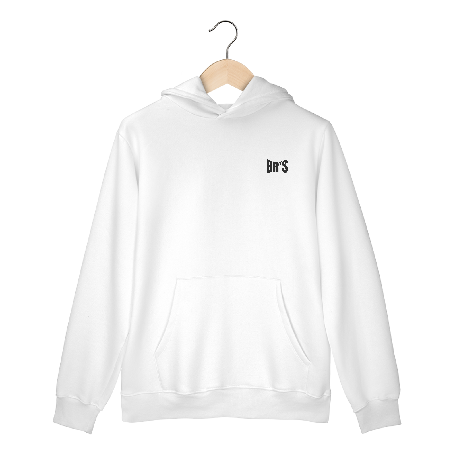 Nome do produto: Moletom Com Capuz White - BR`s Store