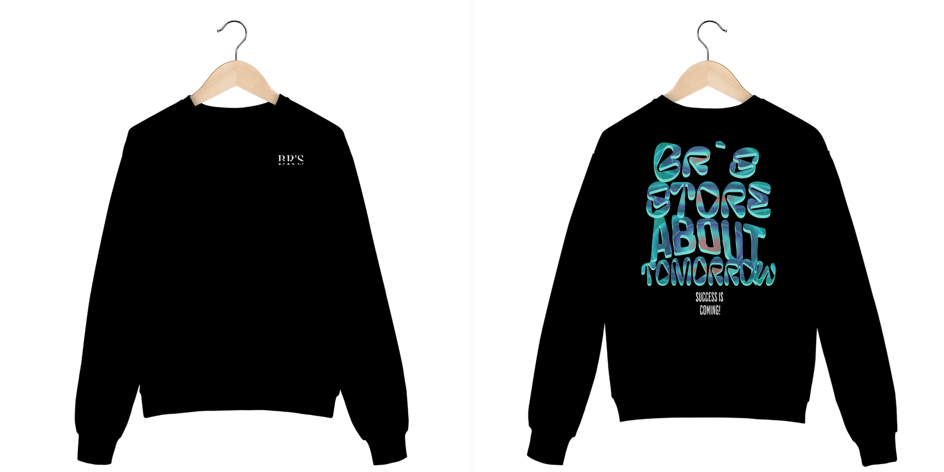 Nome do produto: Moletom Sem Capuz Black - BR`s Store