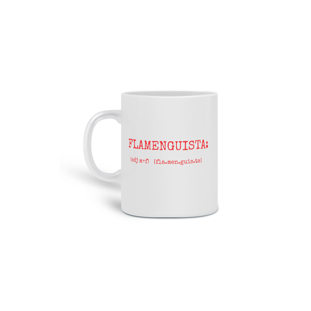 Nome do produto: Caneca Flamenguista