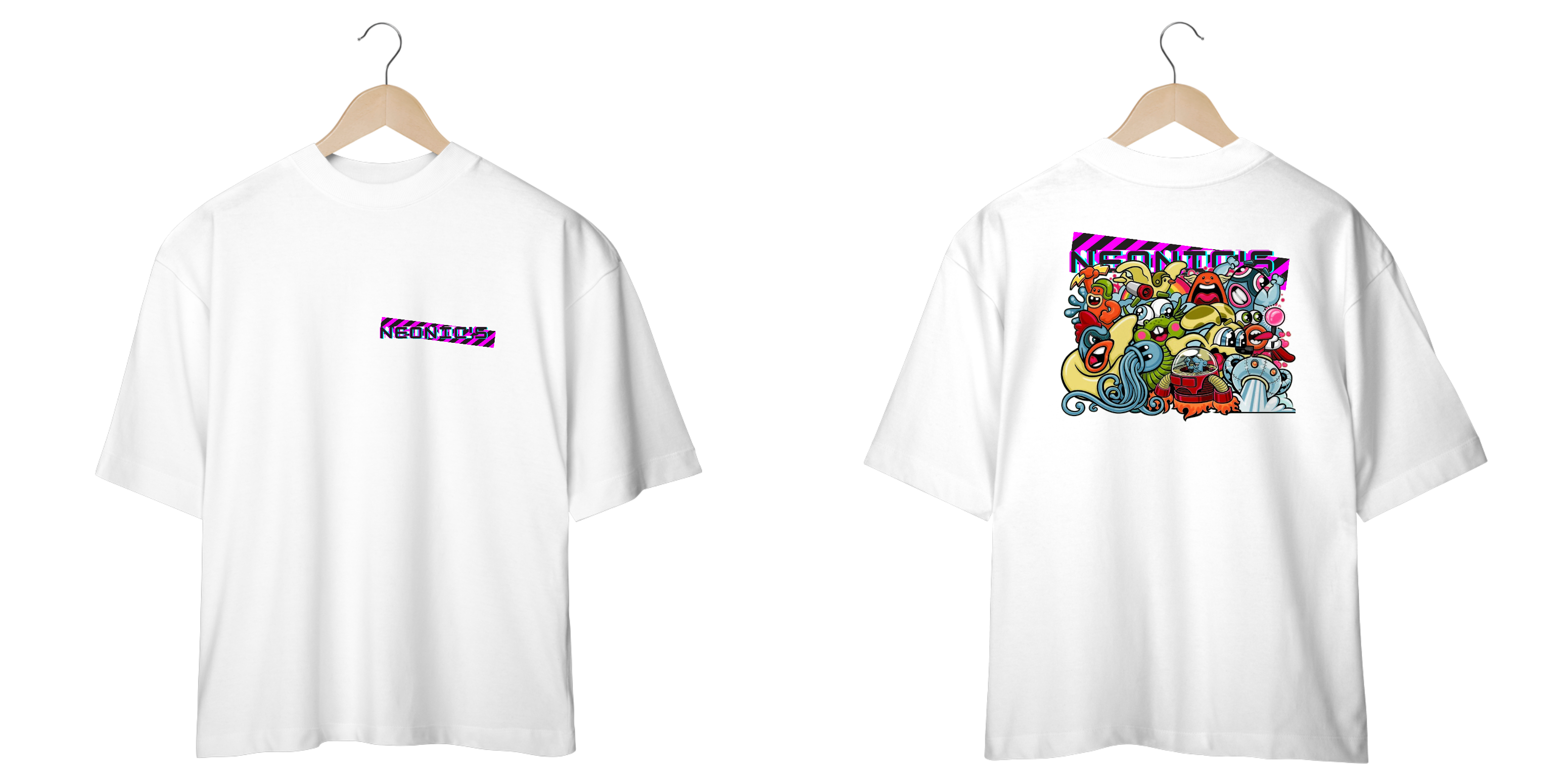 Nome do produto: neonic´s  Psychedelic party oversized