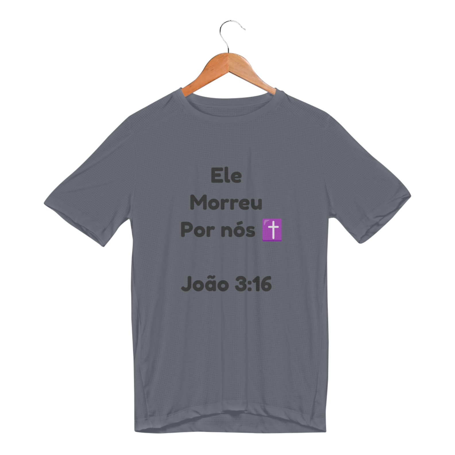 Nome do produto: CAMISA ELE MORREU POR NÓS 