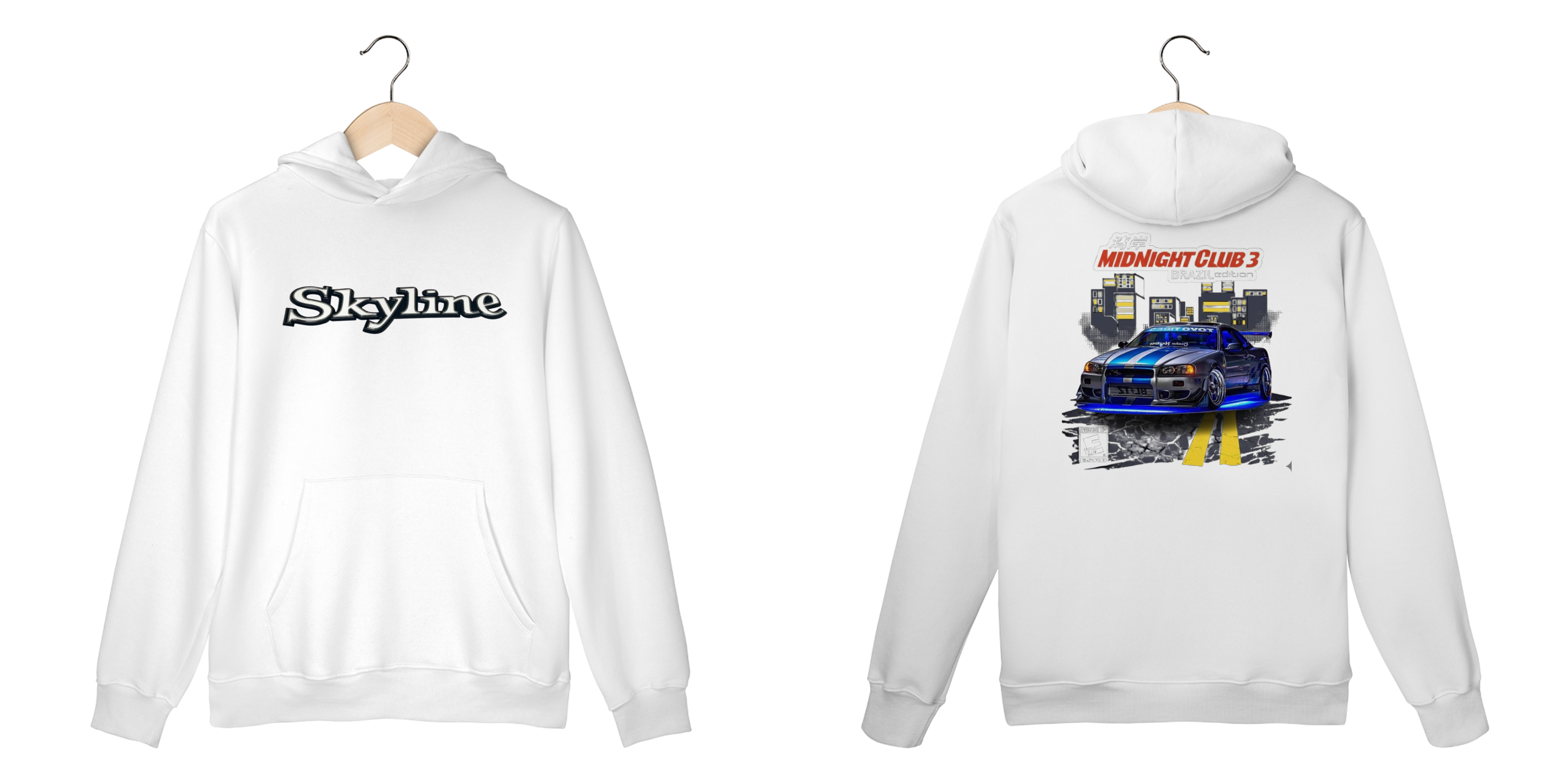 MOLETOM SKYLINE BRAIAN MIDNIGHTCLUB BRASIL