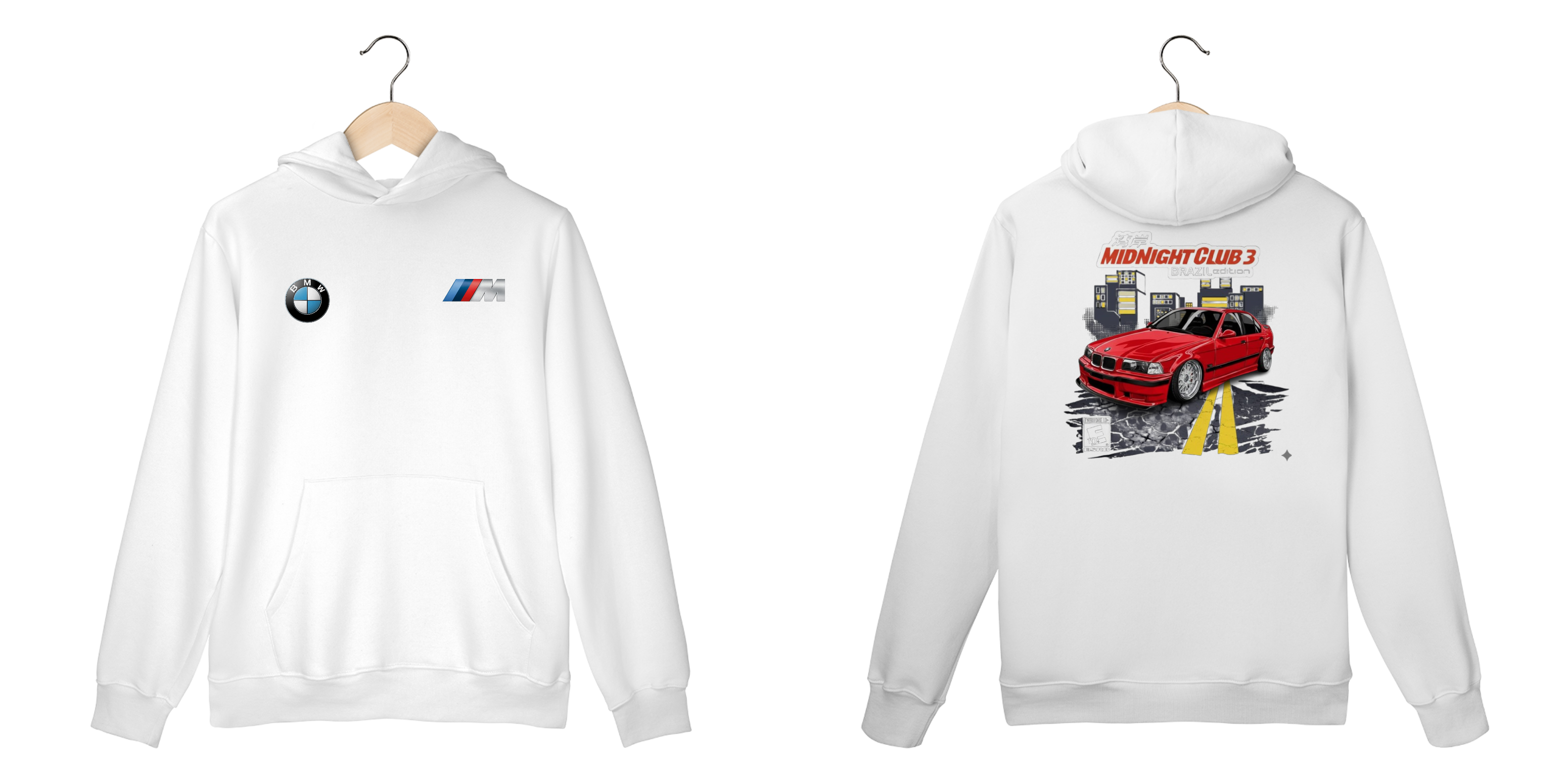 MOLETOM BMW E36 MIDNIGHTCLUB BRASIL