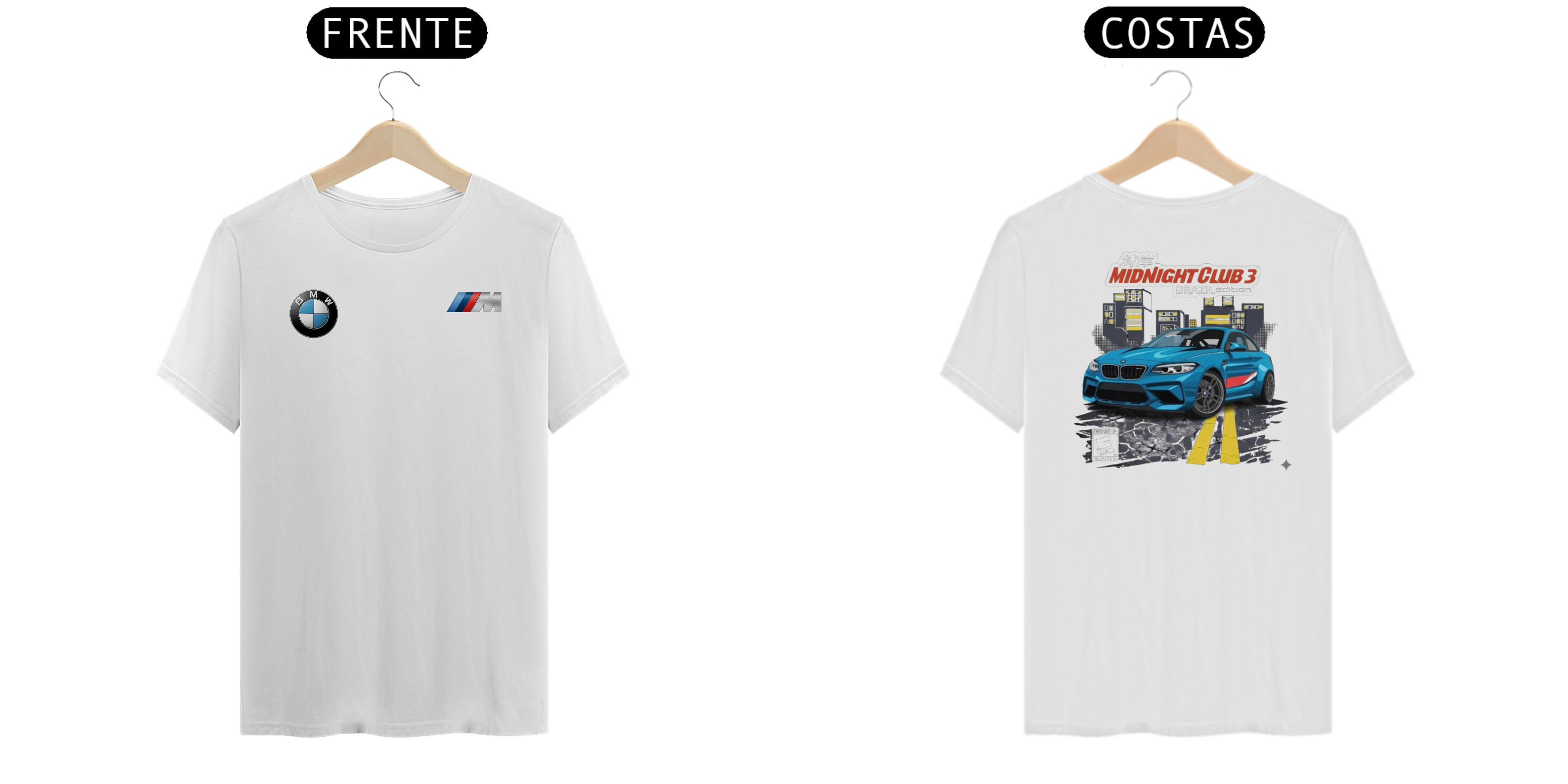 CAMISA BMW M2 MIDNIGHTCLUB BRASIL