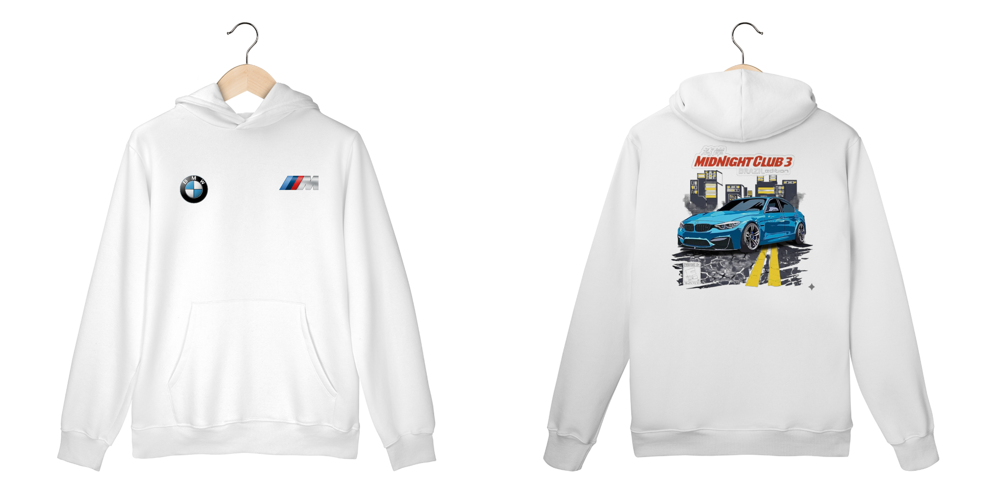 MOLETOM BMW M3 MIDNIGHTCLUB BRASIL