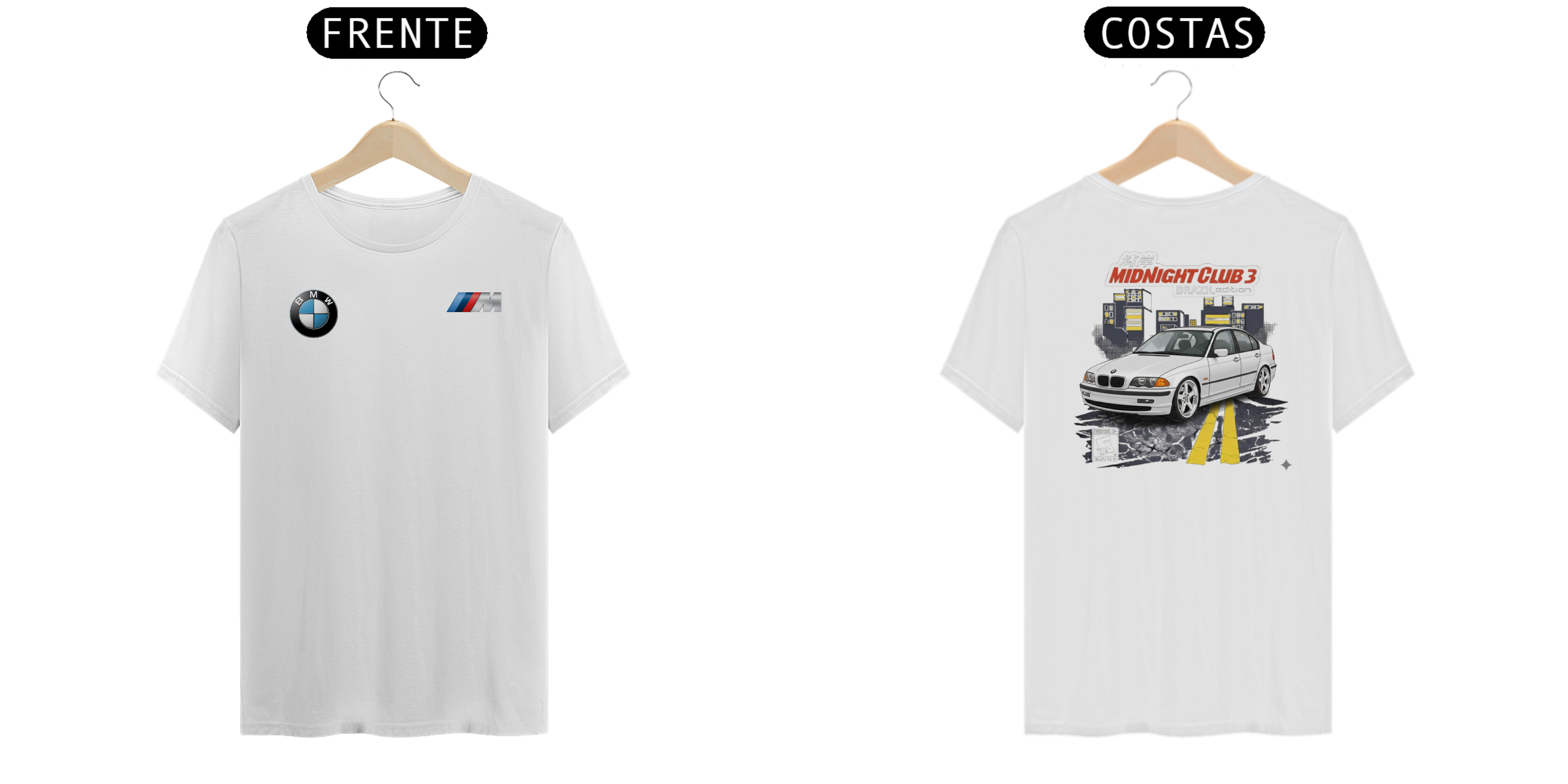 CAMISA BMW E46 MIDNIGHTCLUB BRASIL