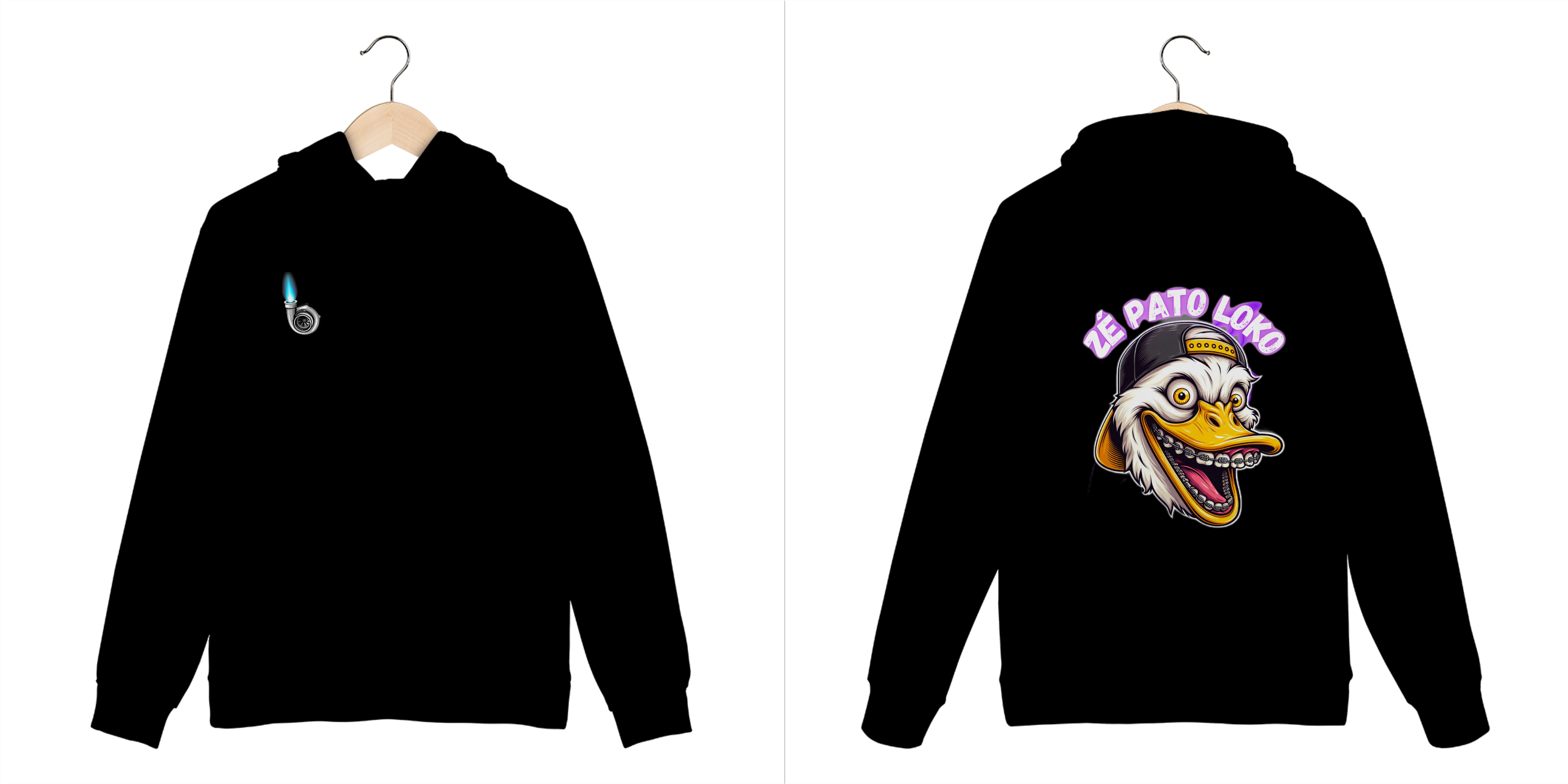 Moletom Canguru - Turbo Pato Loko