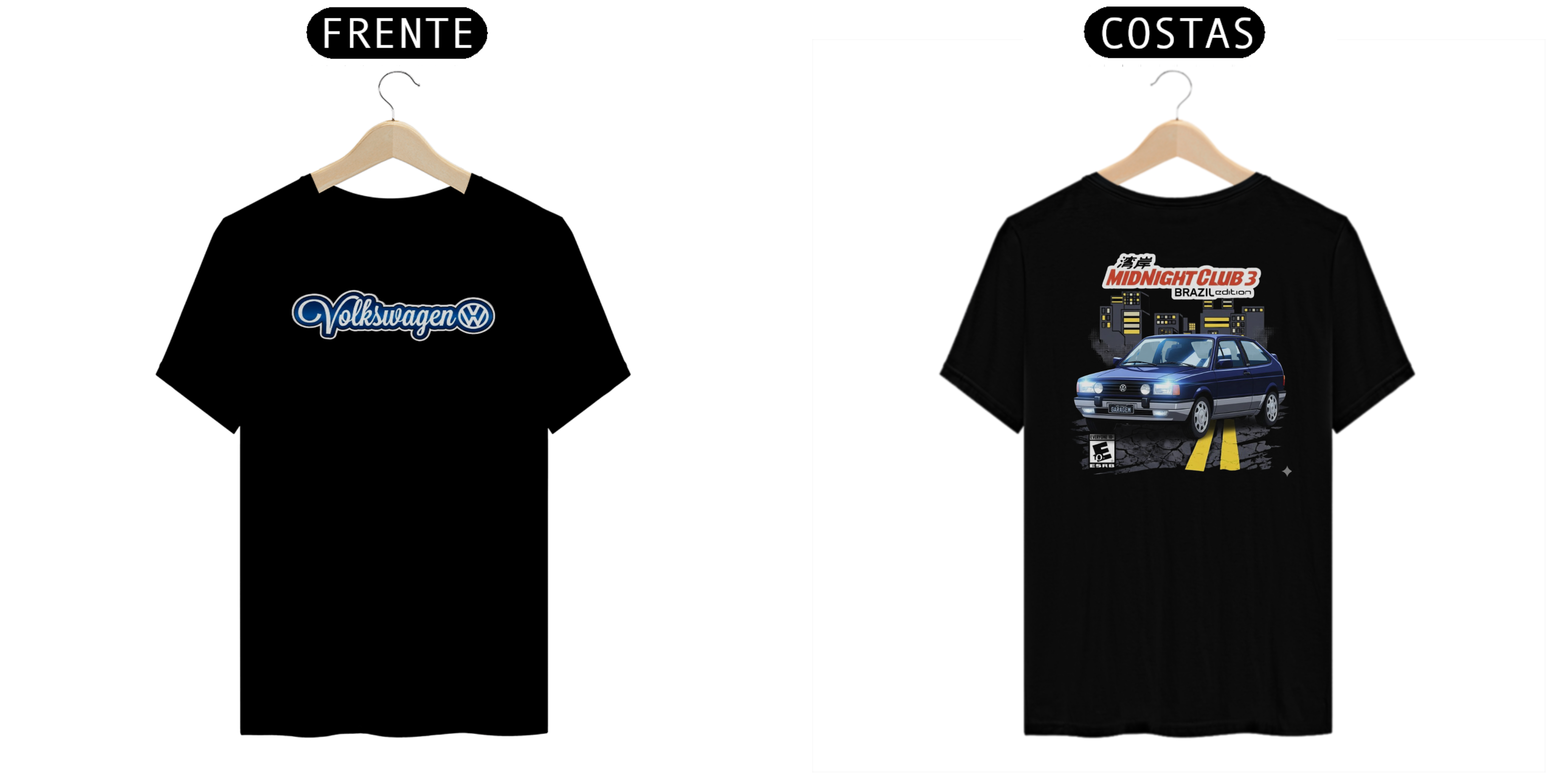 CAMISA GOL QUADRADO MIDNIGHTCLUB BRASIL