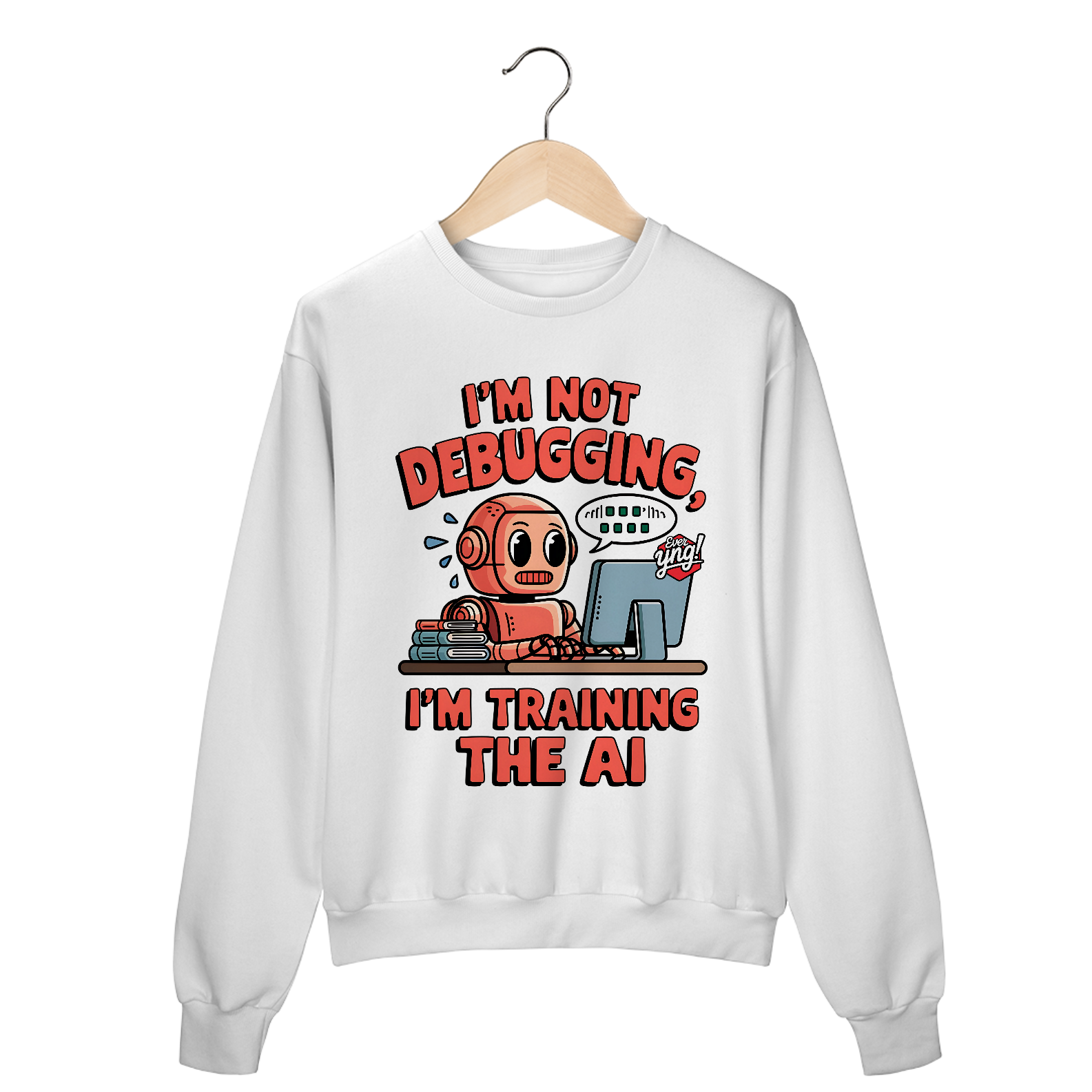 Nome do produto: Debugando com Estilo - Moletom Fechado