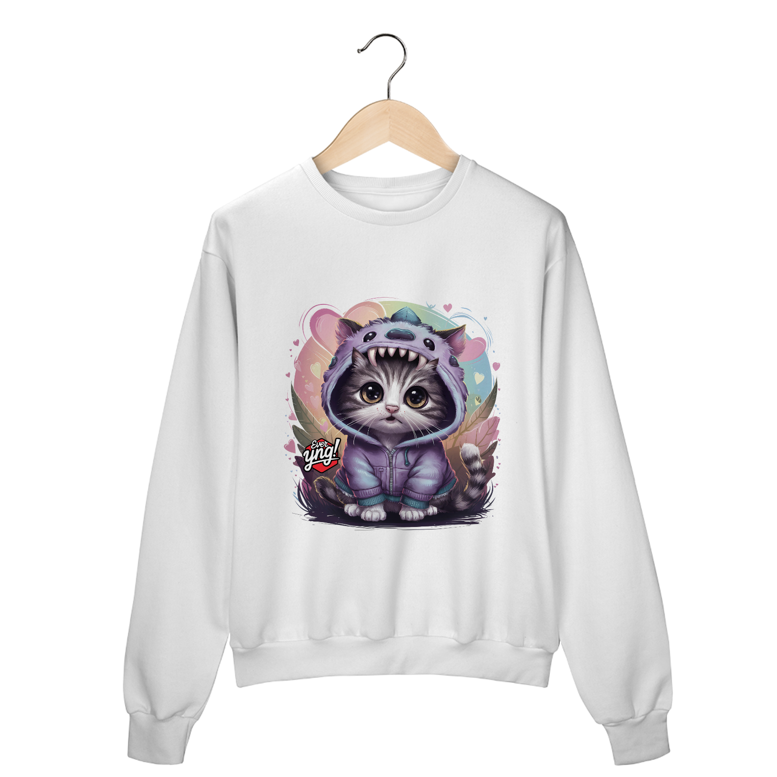 Nome do produto: Curiosidade Felina - Moletom Fechado