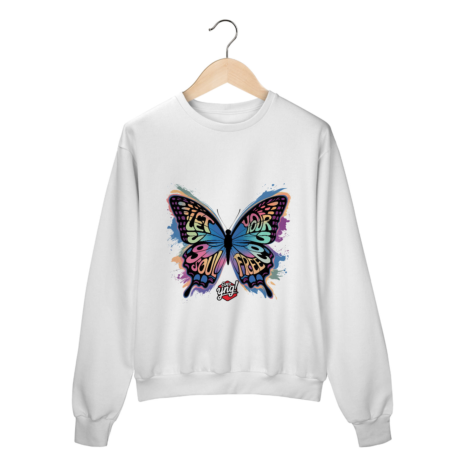 Nome do produto: Let you soul free - Moletom Fechado