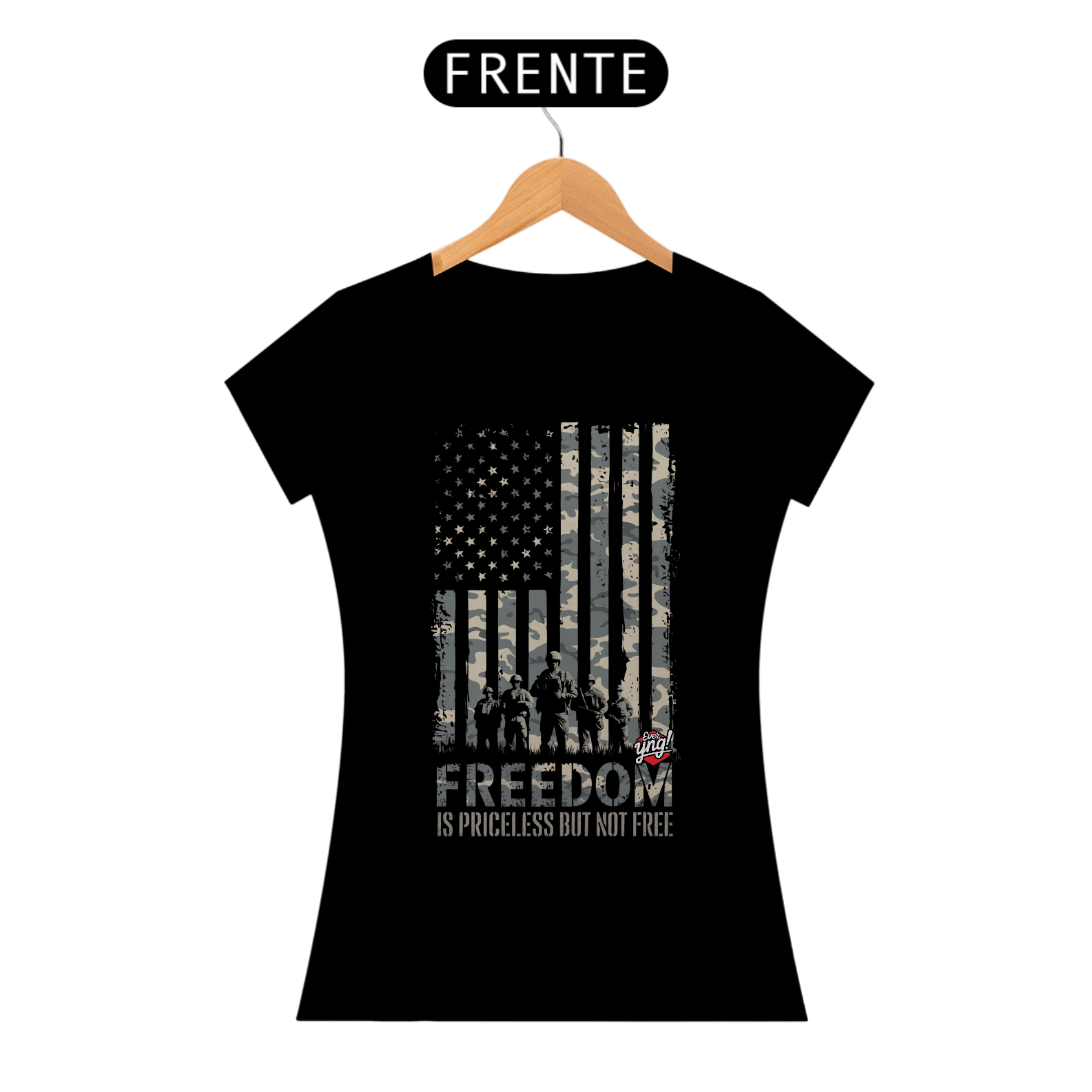 Nome do produto: Liberdade Não Tem Preço - Camiseta Feminina