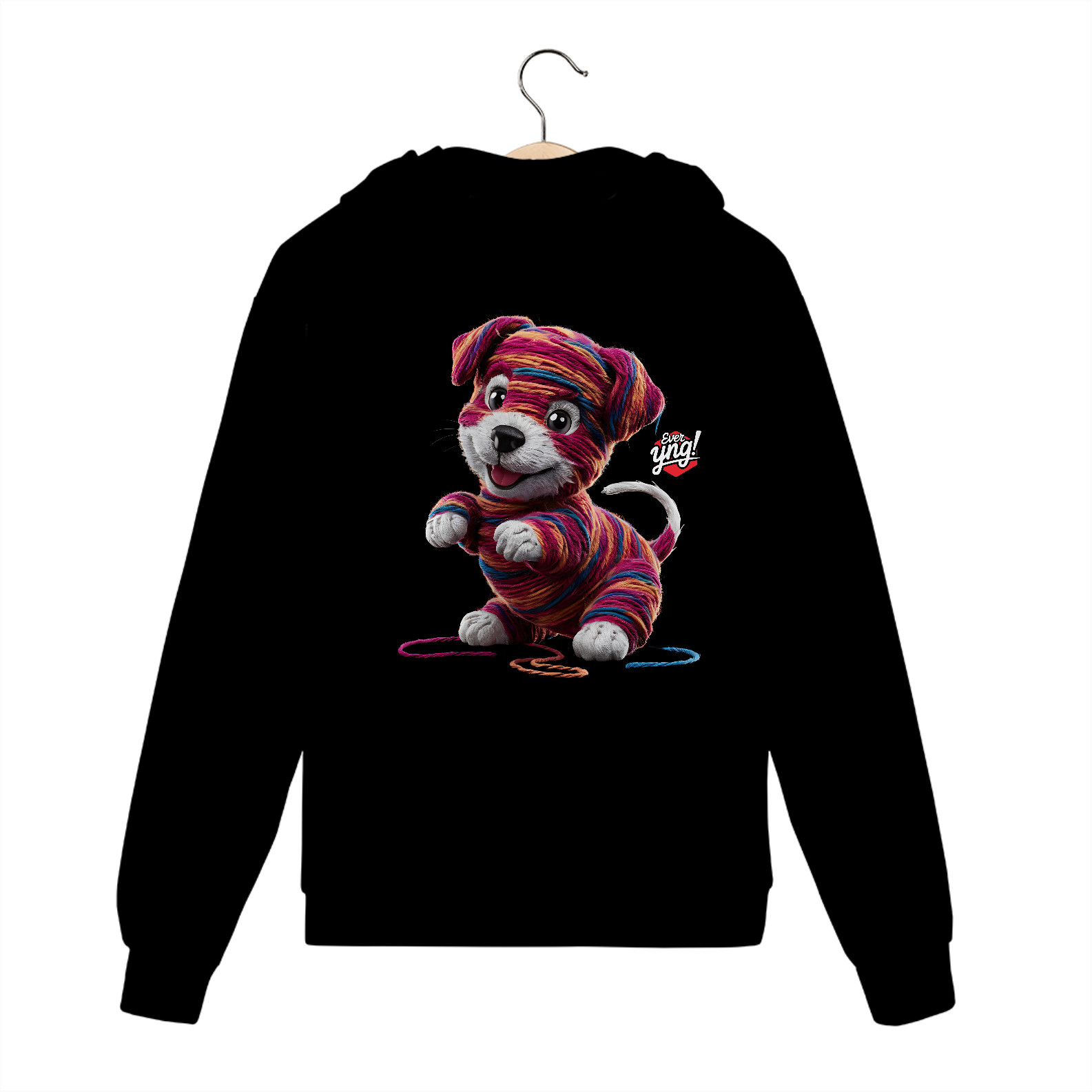 Nome do produto: Cachorrinho artístico - Moletom com Zíper