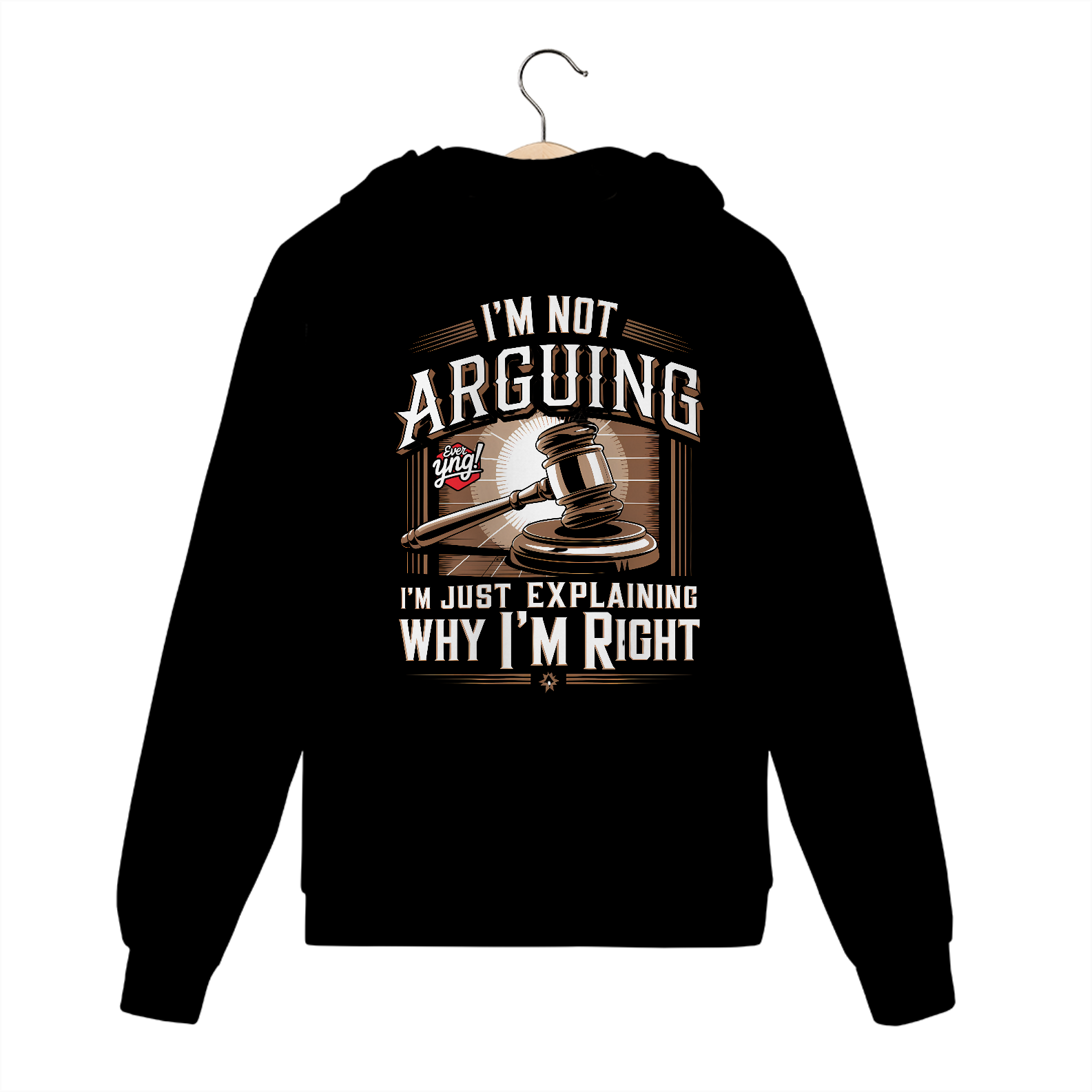 Nome do produto: Discussão ou Explicação? Moletom com Zíper