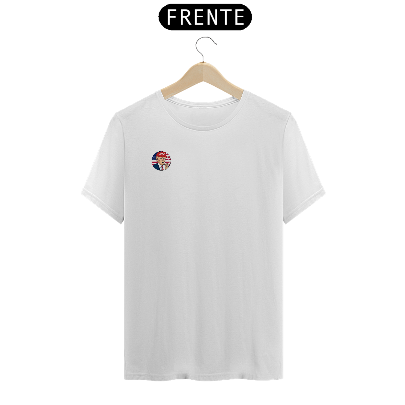 Nome do produto: Camiseta Trump Mania BR logo