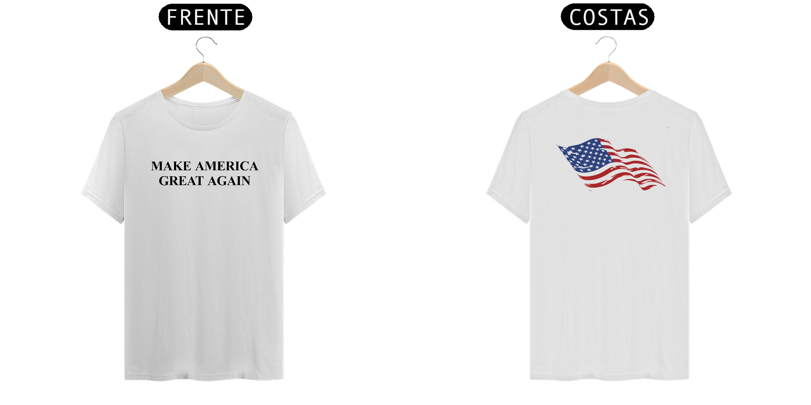 Nome do produto: Camiseta MAGA (EUA flag)