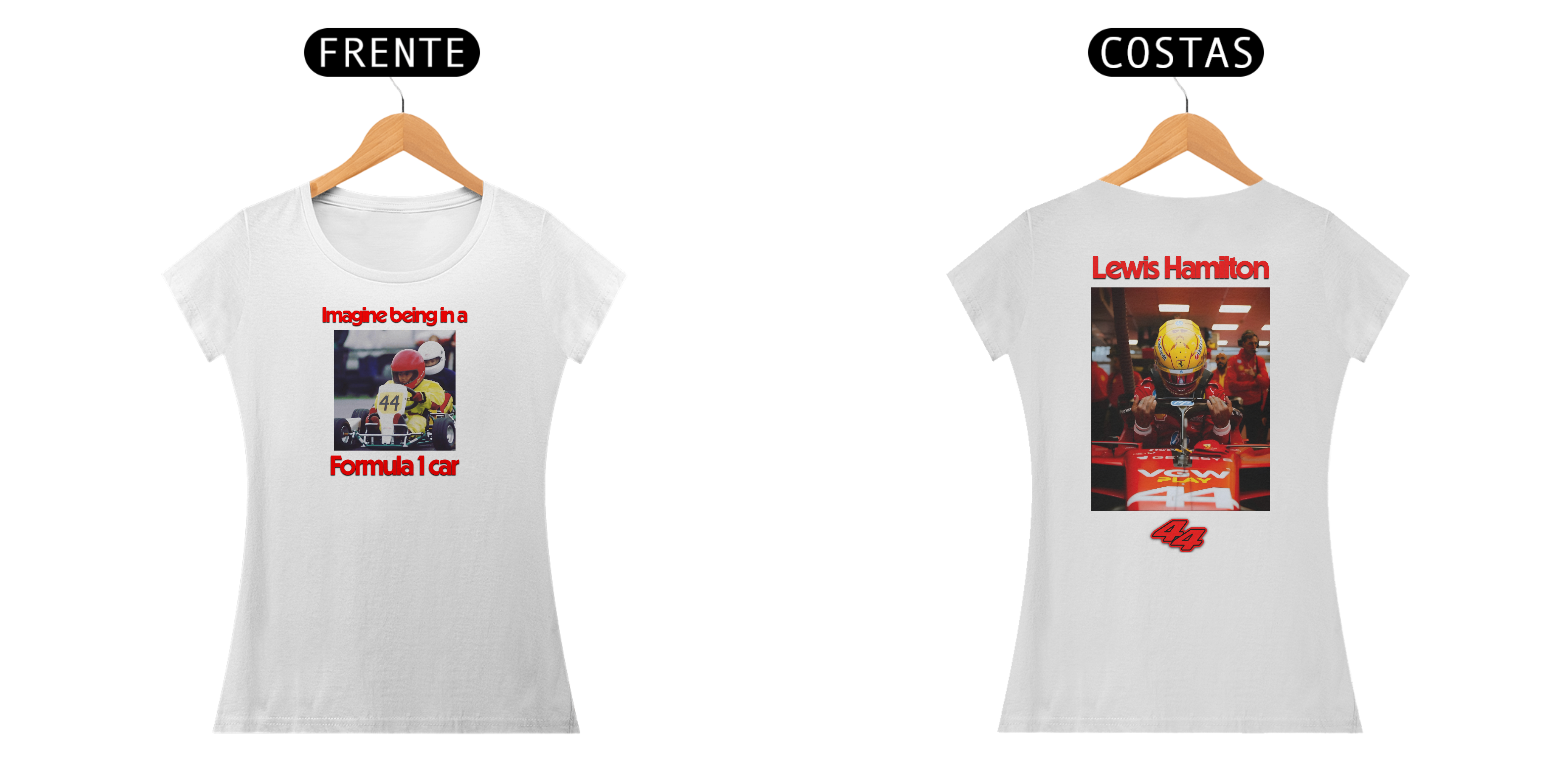 Nome do produto: Camiseta Lewis Hamilton - Imagine Feminino