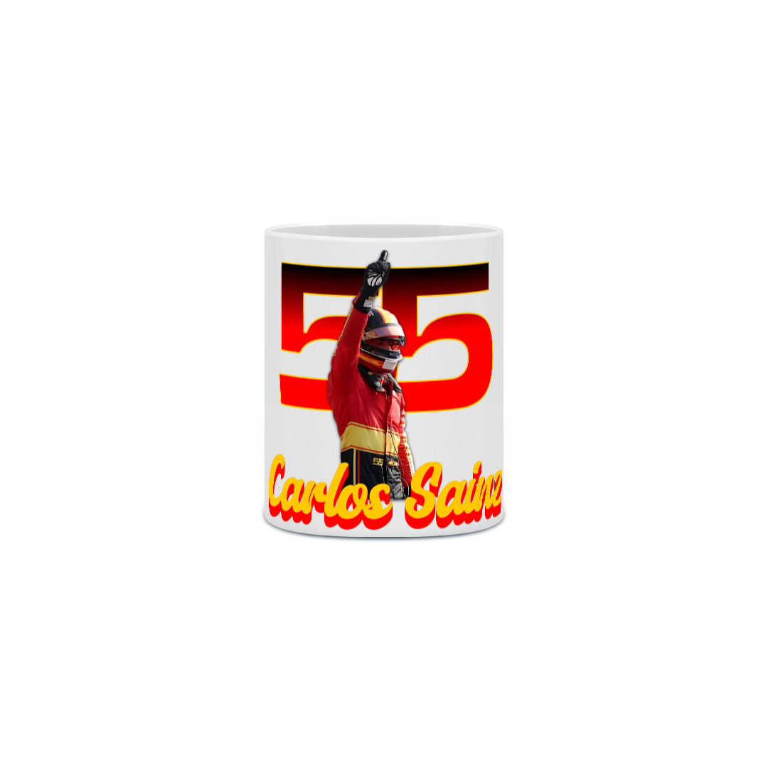 Nome do produto: Caneca Carlos Sainz 55