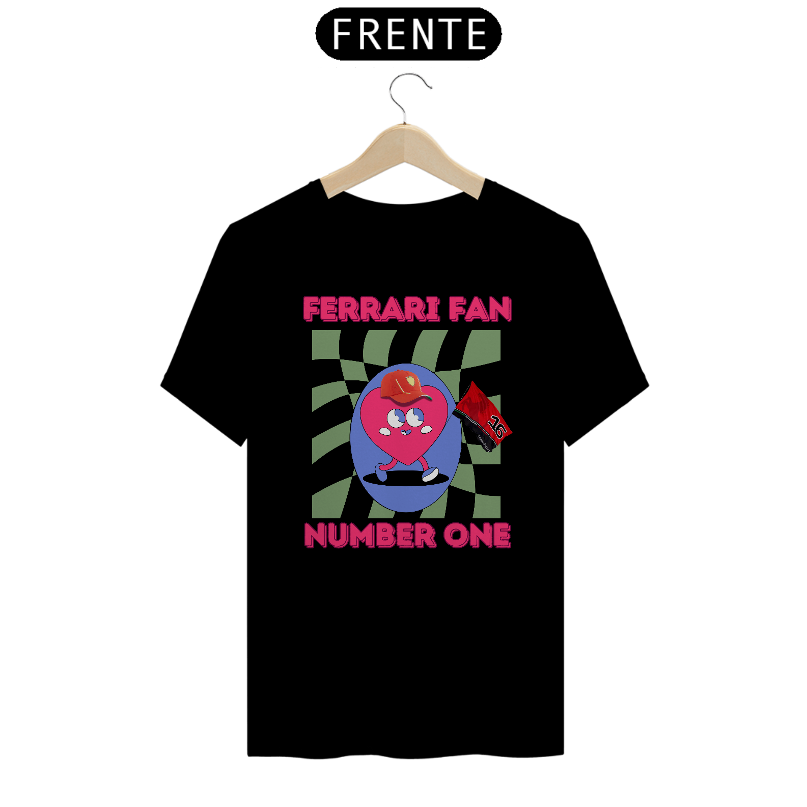 Nome do produto: Camiseta Ferrari Fan