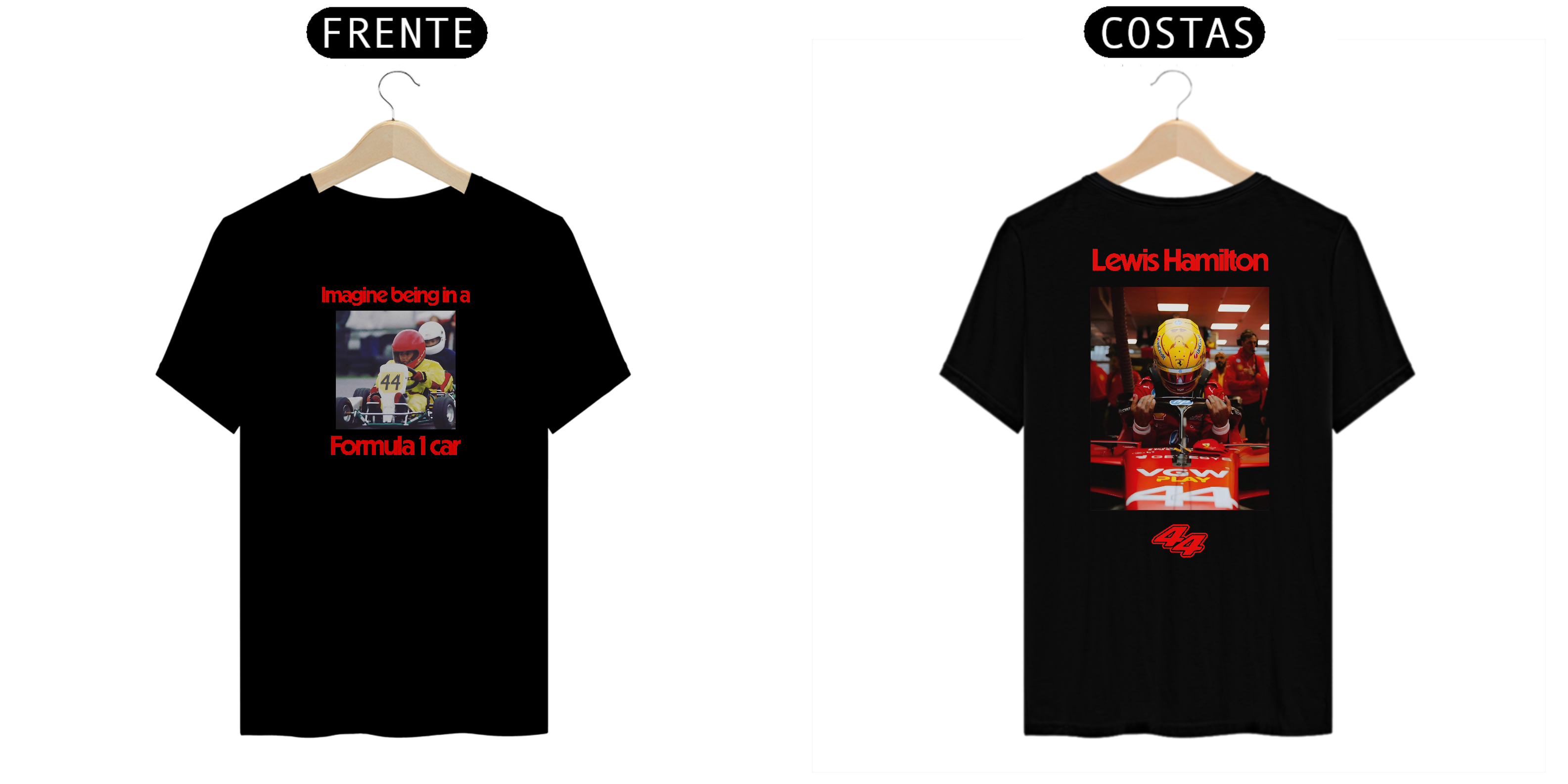 Nome do produto: Camiseta Lewis Hamilton - Imagine