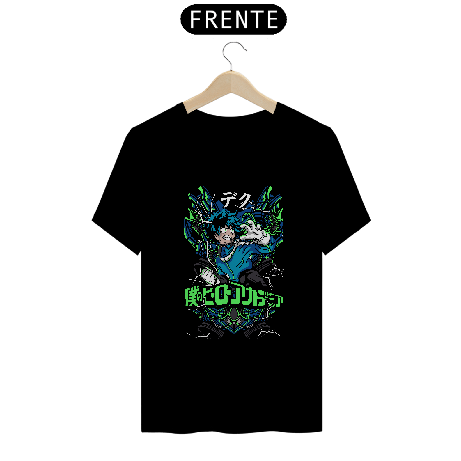 Nome do produto: Camisa Izuku Midoriya Boku no Hero Academia