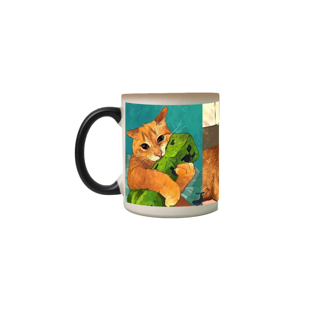 Nome do produto: Caneca Magica gatos