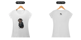 T-shirt feminina Capivara Rock