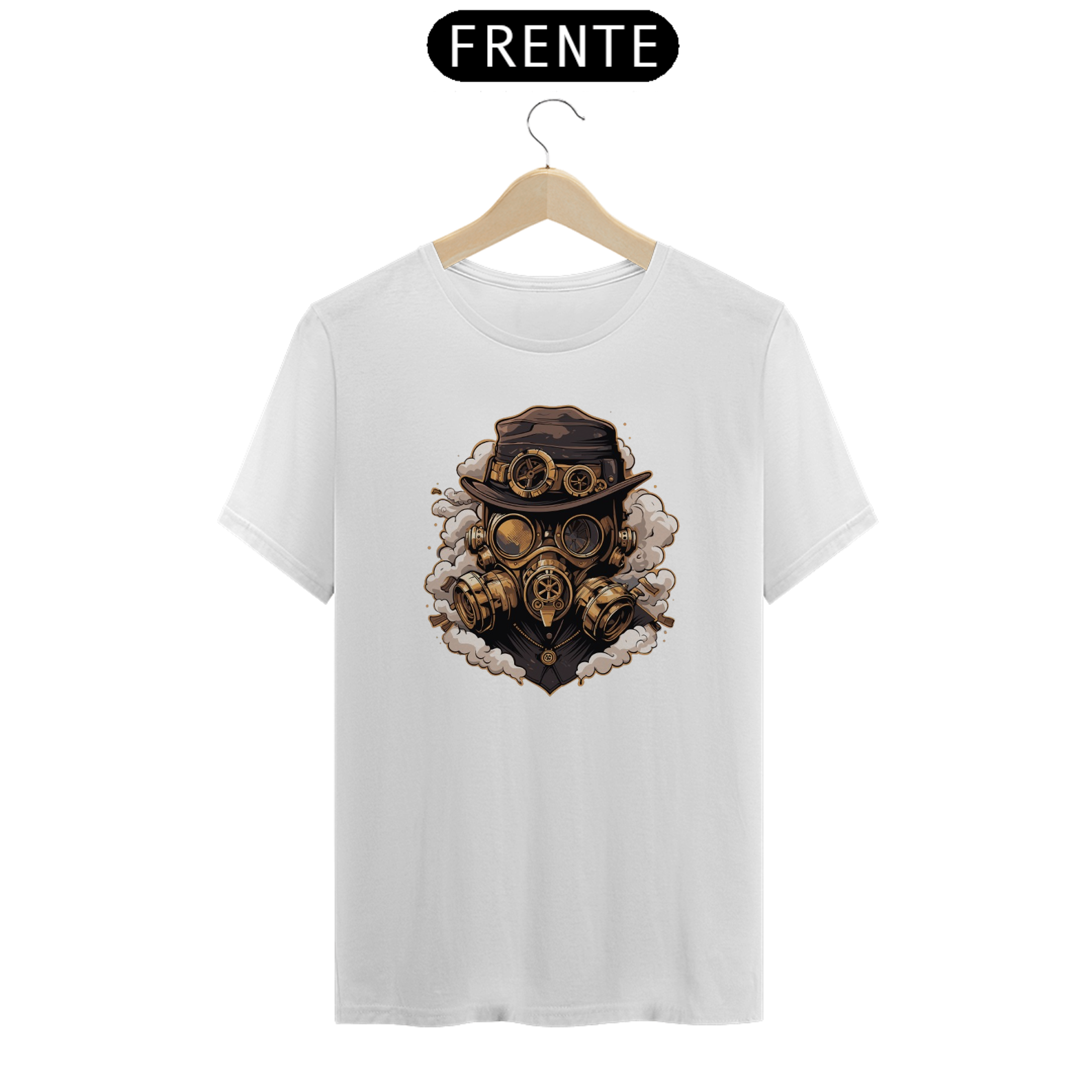 Nome do produto: T-Shirt Classic Máscara Steampunk
