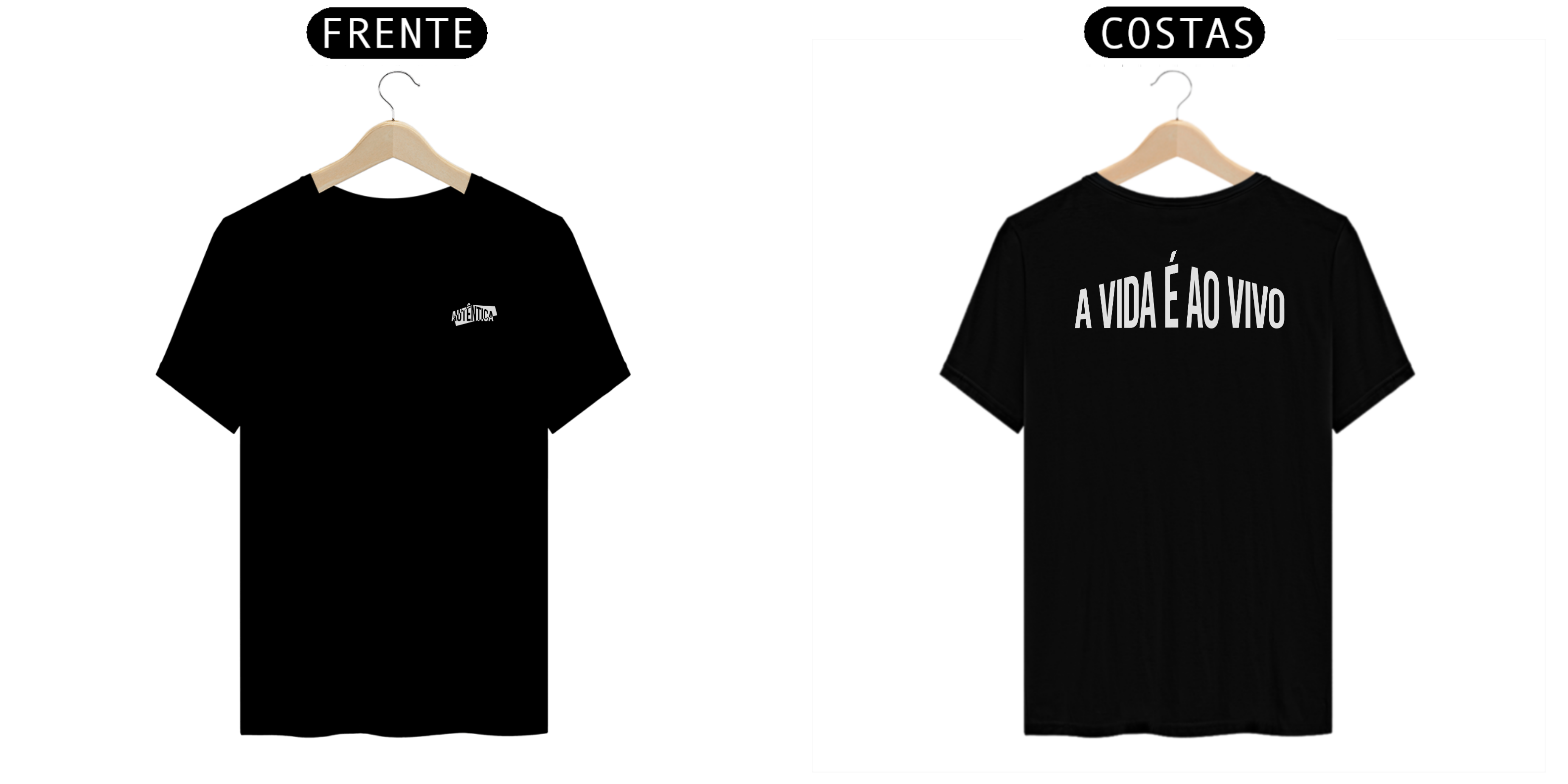 CAMISA - A VIDA É AO VIVO