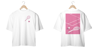 Raquete e Quadra de Tênis Oversized - Every Fã 