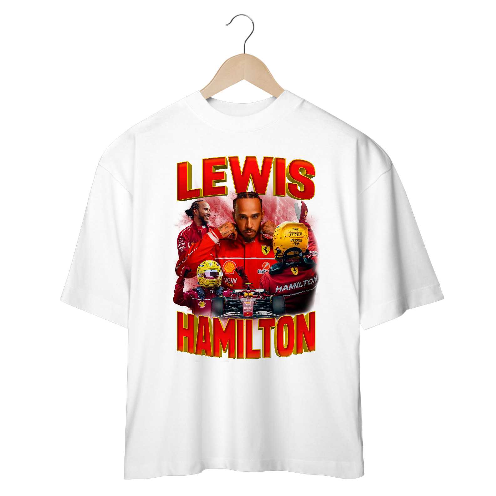 Lewis Hamilton Ferrari - Oversized