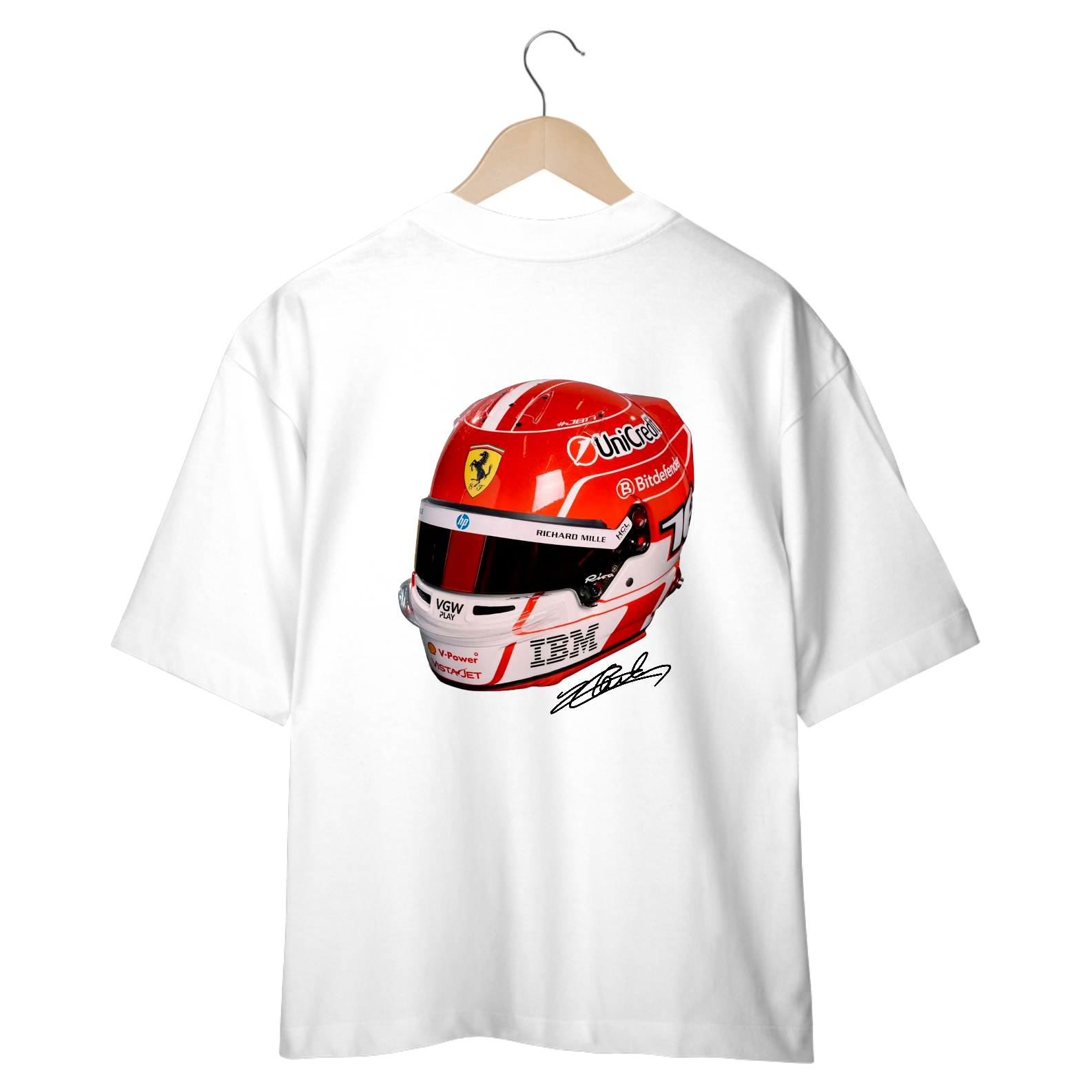 Capacete Charles Leclerc - Costas