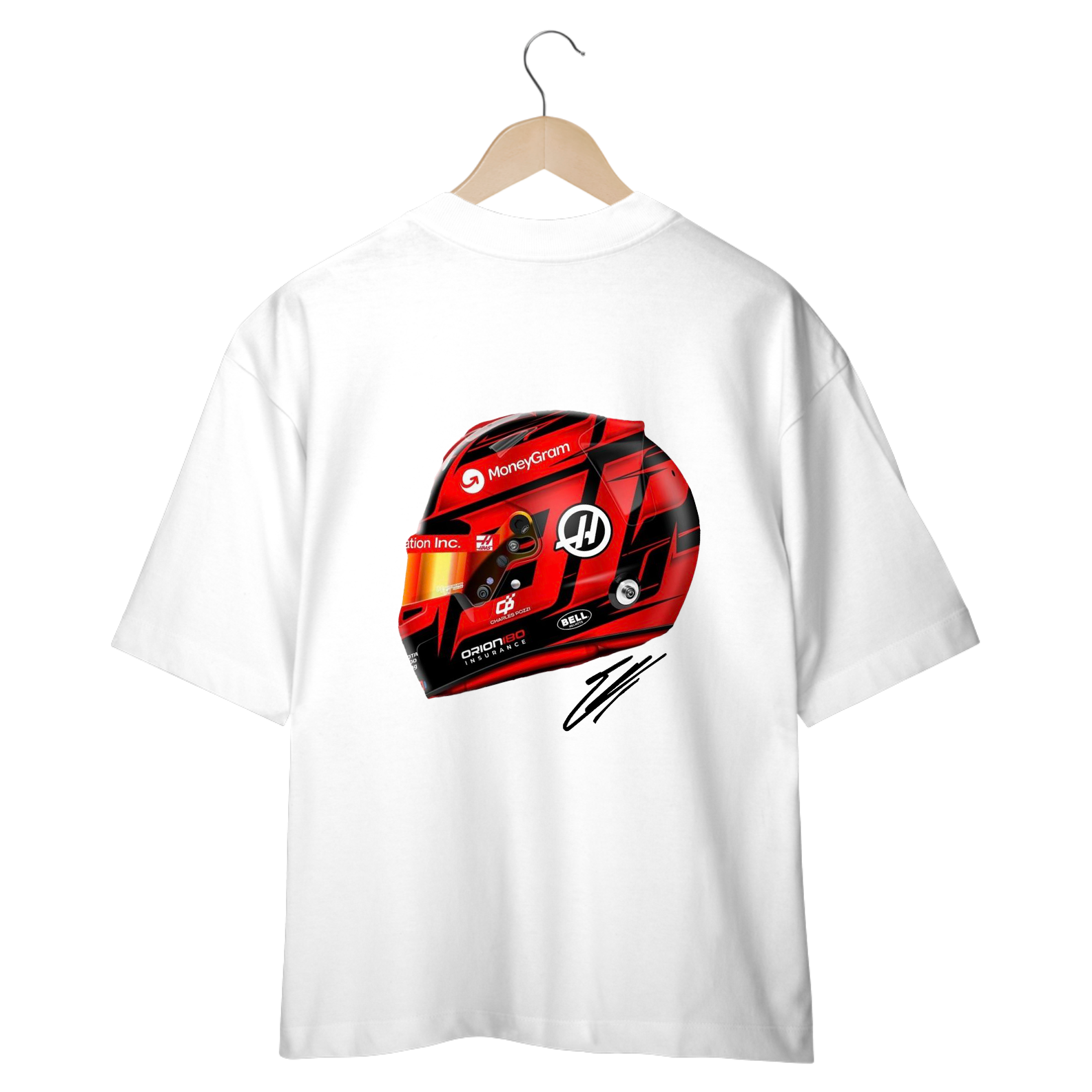 Capacete Esteban Ocon - Costas