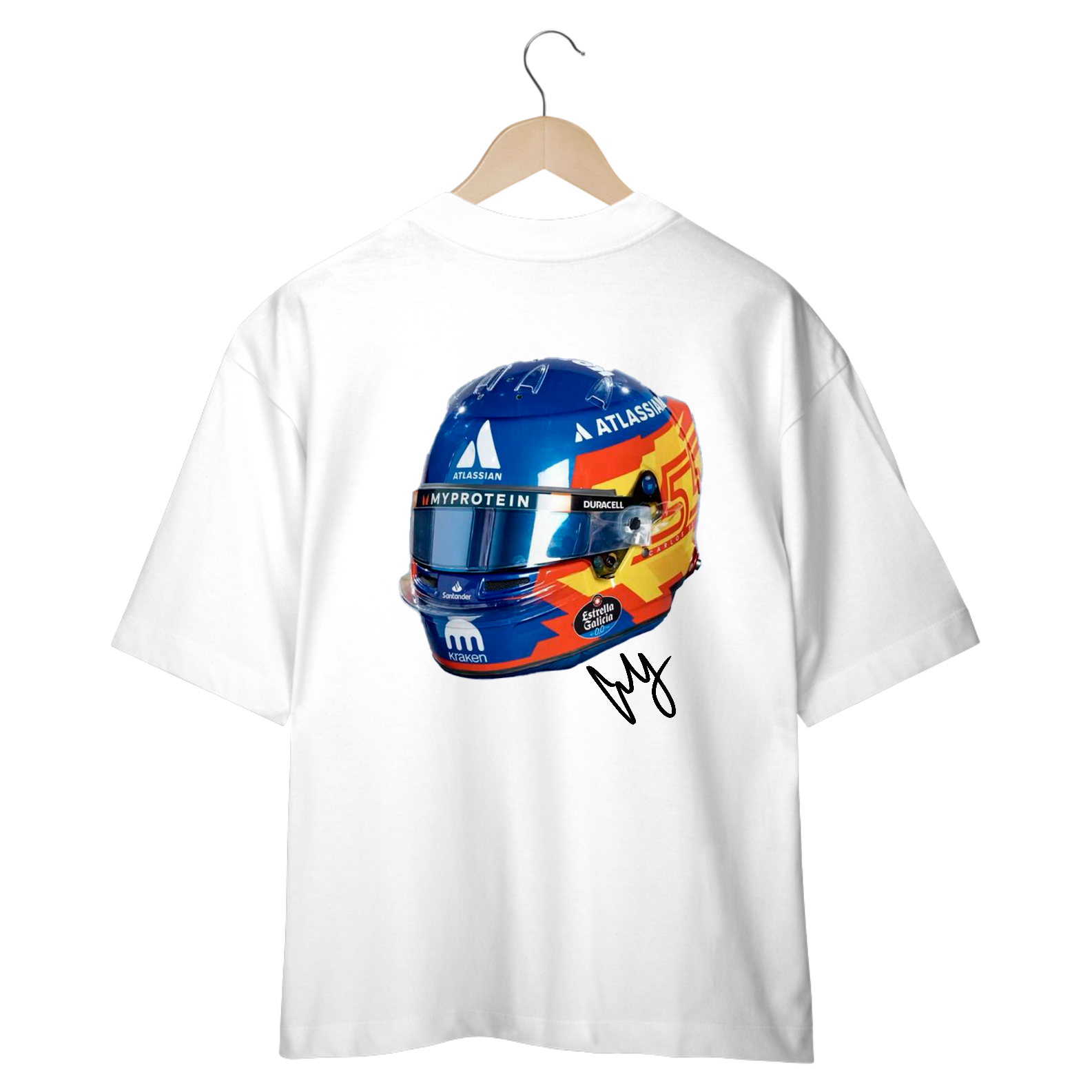 Capacete Carlos Sainz - Costas