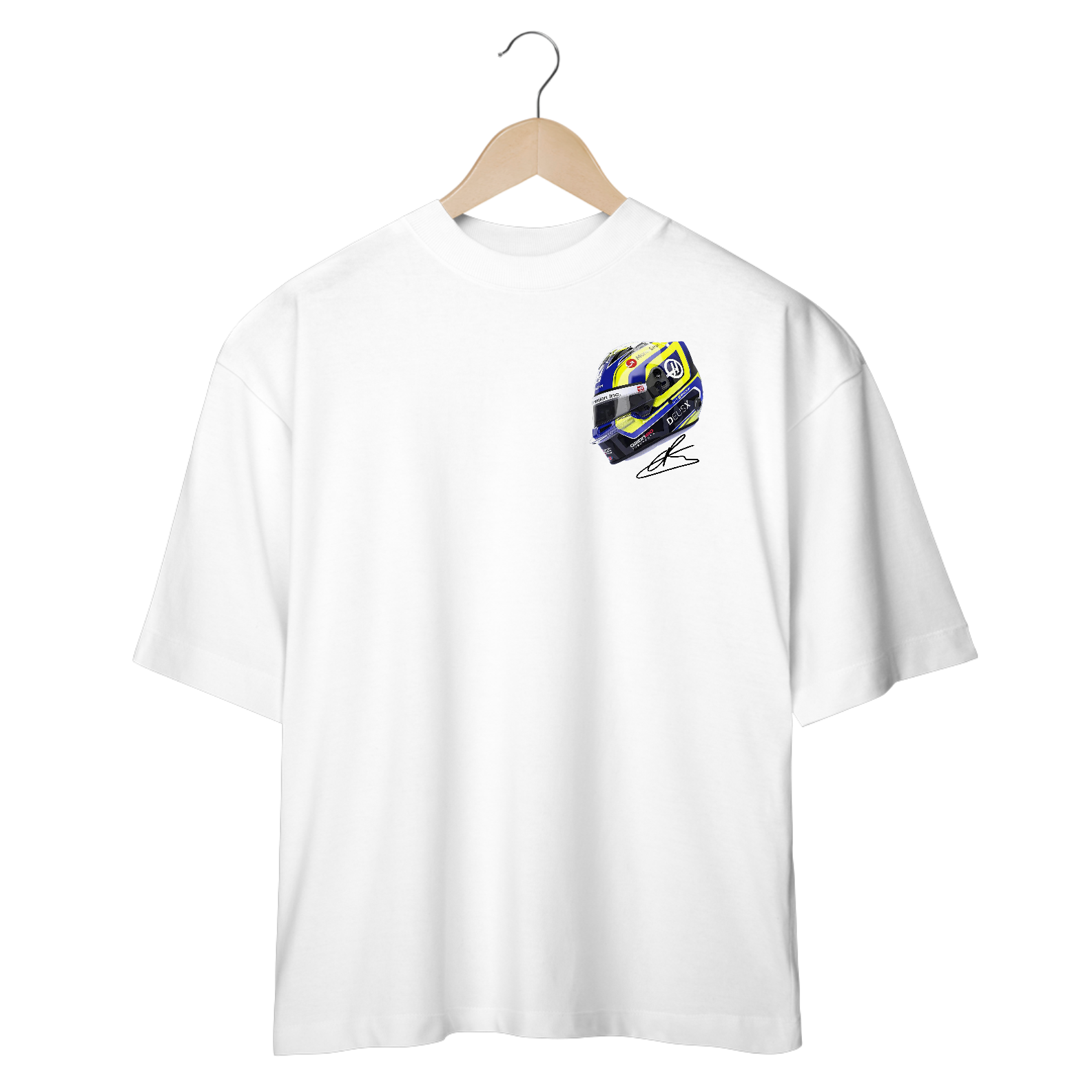 Capacete Oliver Bearman - Frente