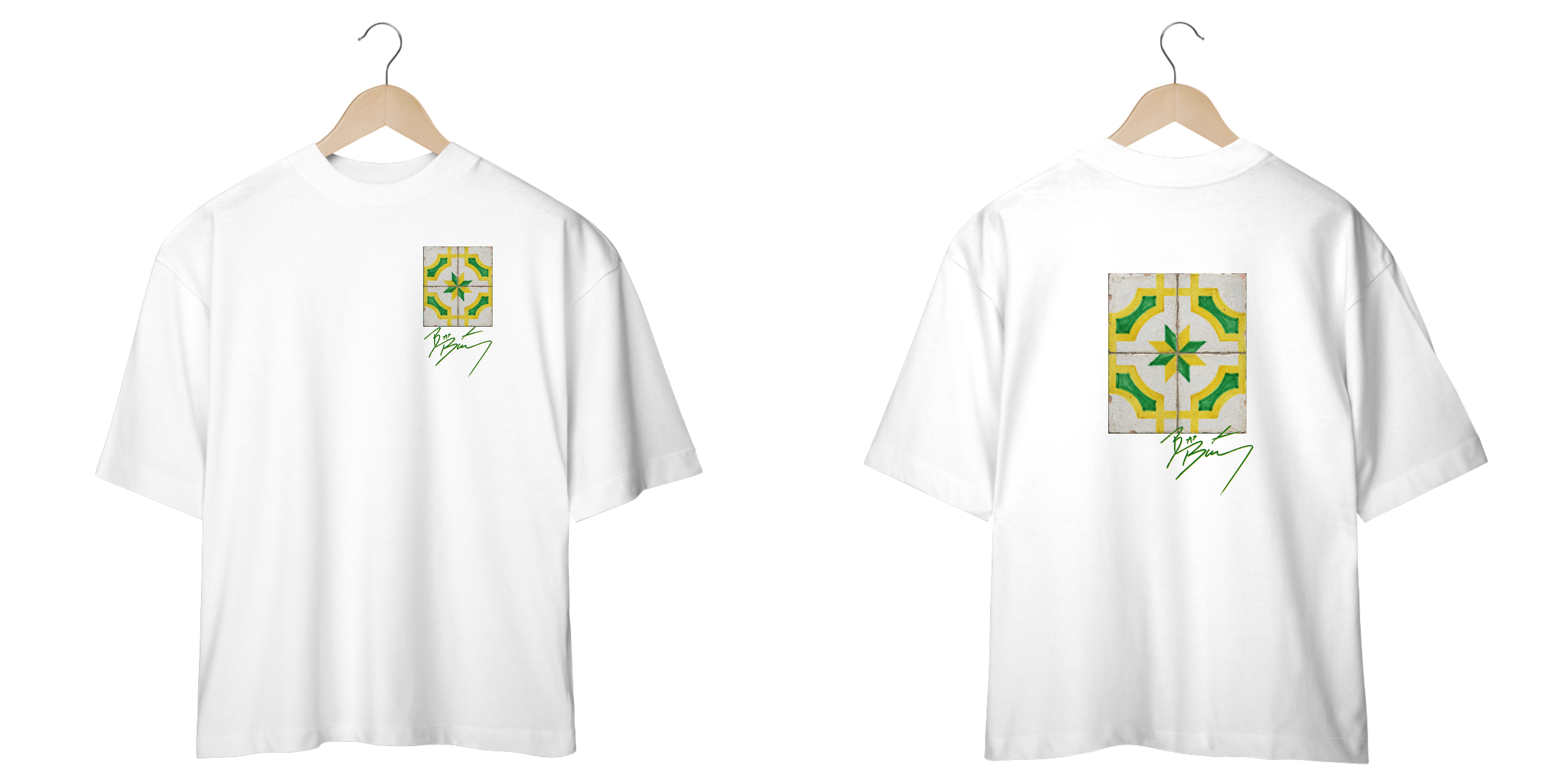 Bad Bunny - azulejos BR - Oversized - Every Fã