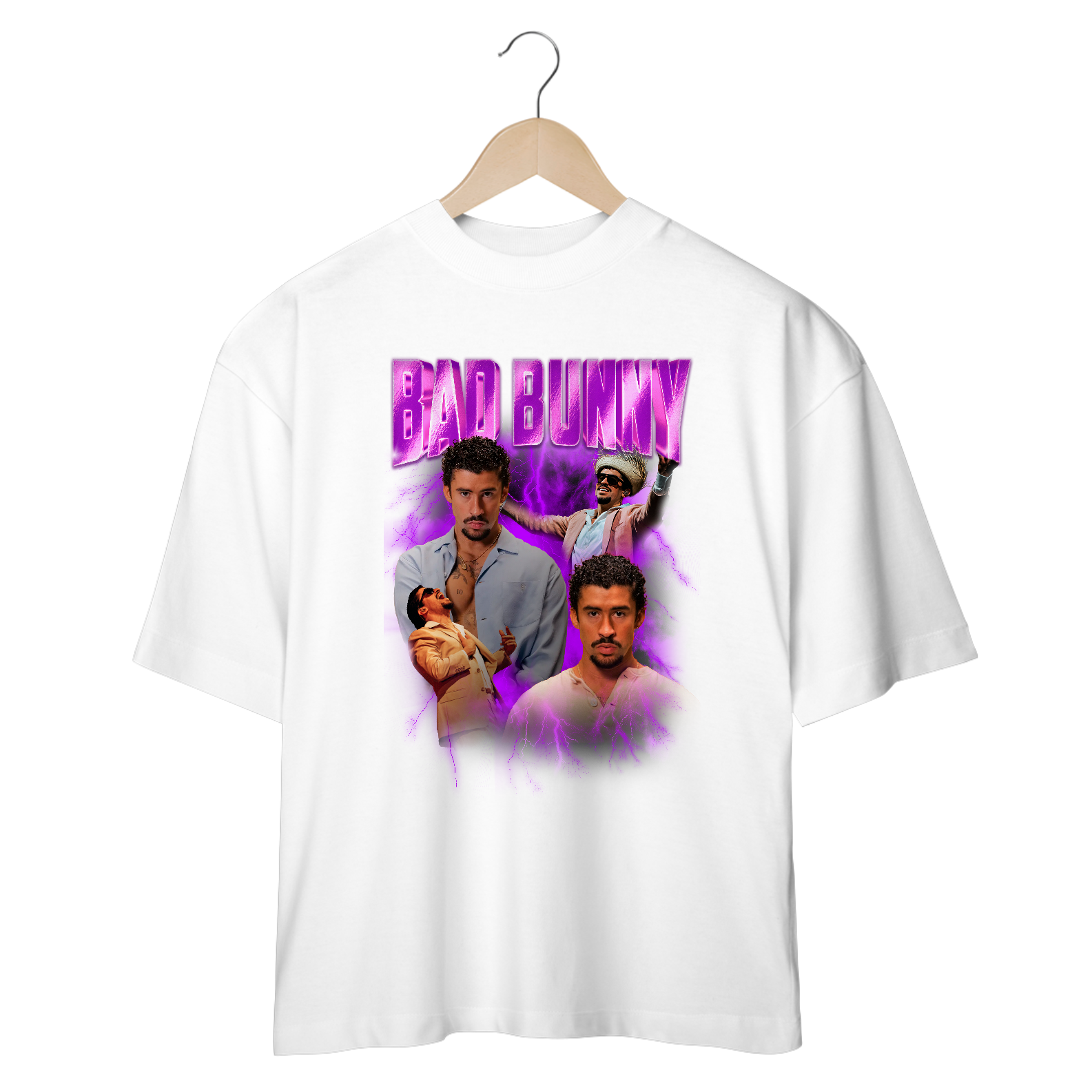 Bad Bunny Old school - Oversized - Every Fã