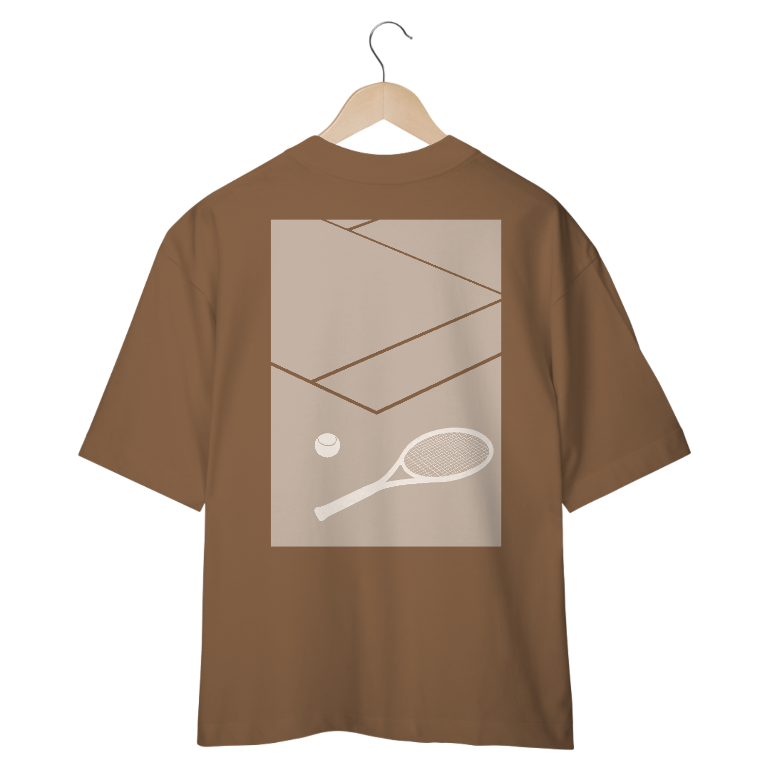 Quadra de Tênis Raquete Oversized Costas- Every Fã