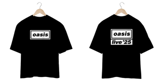 Oasis Logo Frente e verso - Oversized - Every Fã